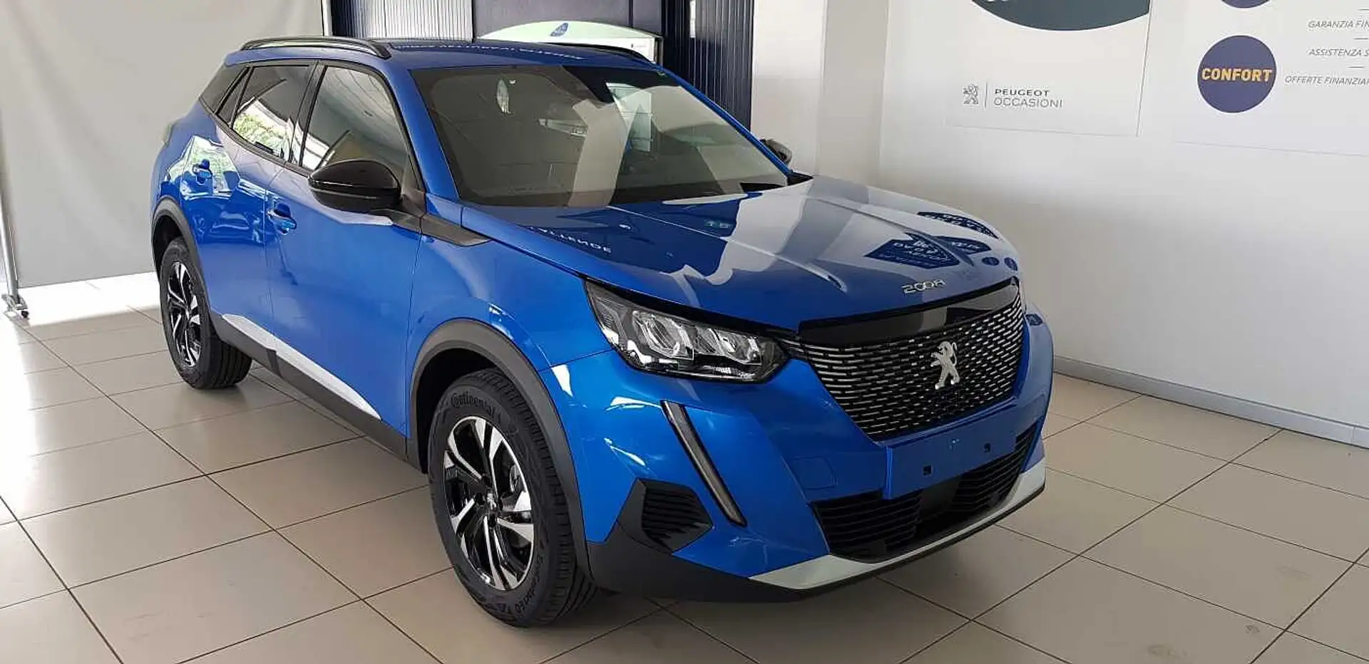 Peugeot 2008 Nuova 2008 Benzina 100 Allure Pack - VEICOLO KM0 Blu/Azzurro - 1