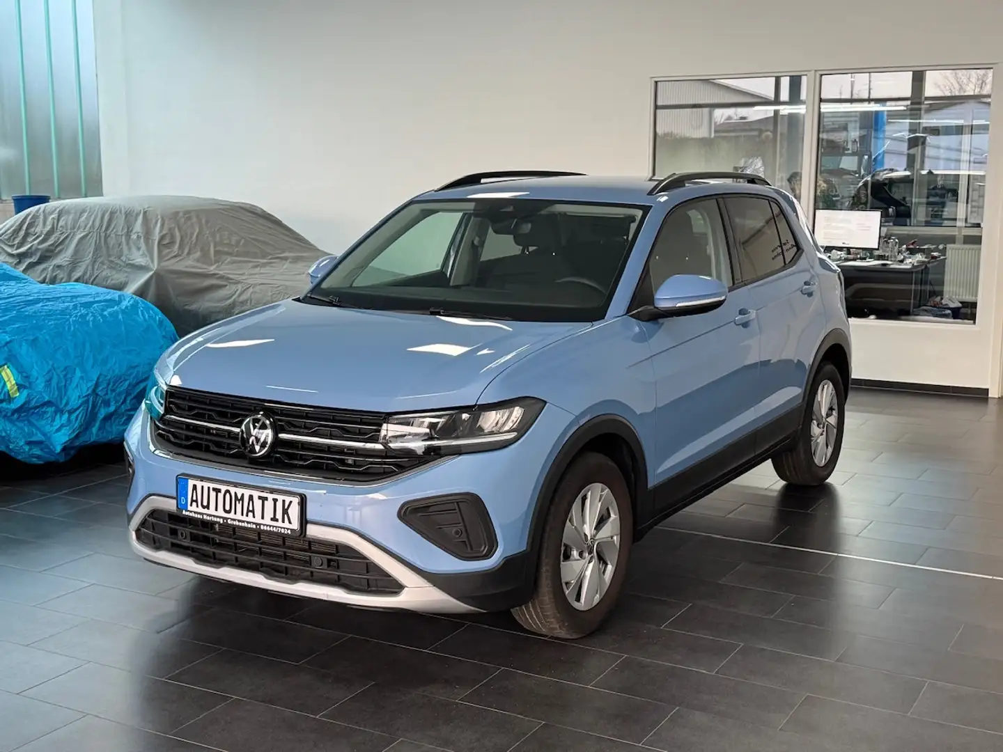 Volkswagen T-Cross 1.0 TSI  DSG, PDC, Klimaa, Alu, LED, CarPlay Blau - 1