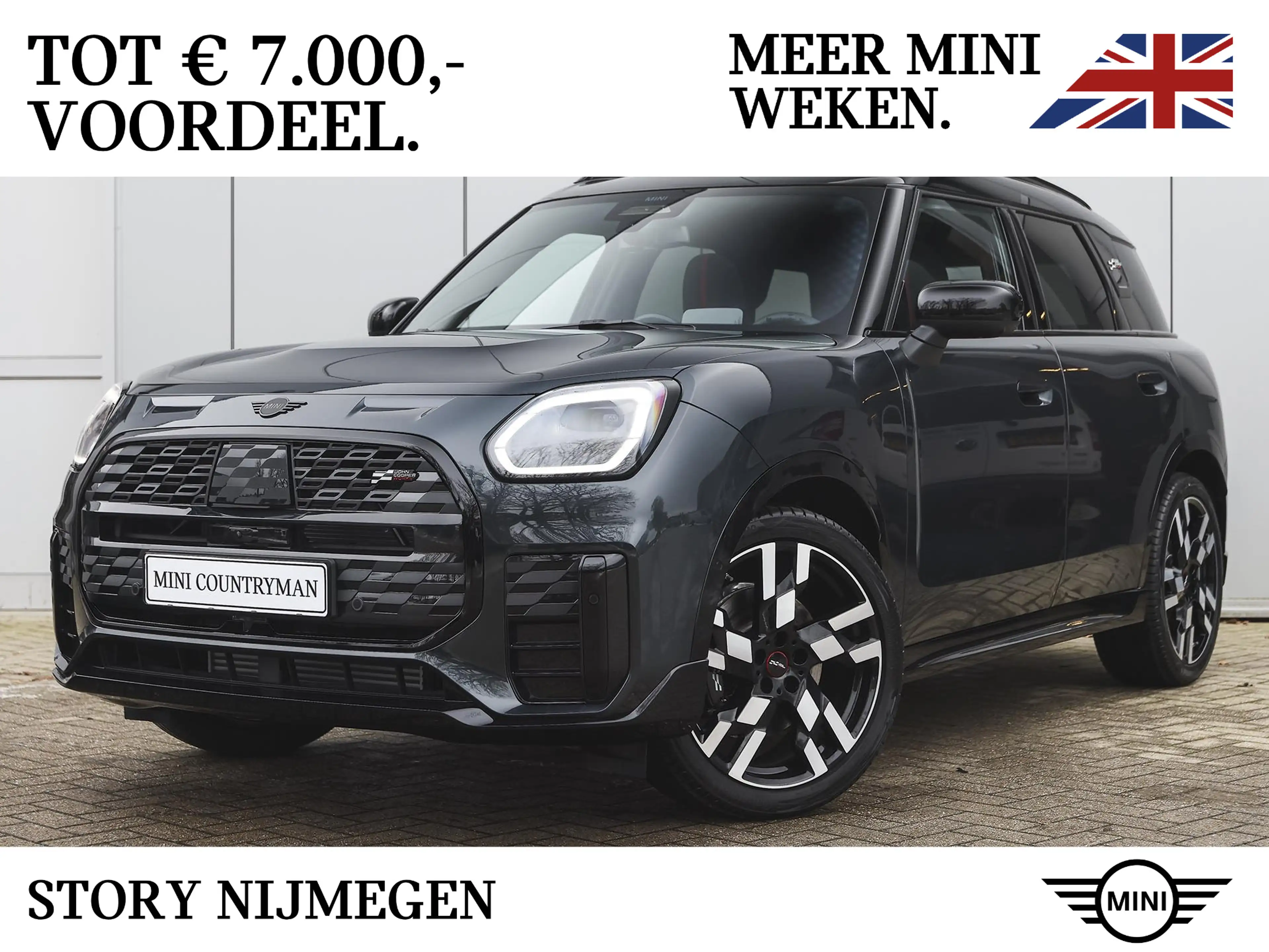 MINI John Cooper Works Countryman C JCW Automaat / Panoramadak / Trekhaak / JCW Spo