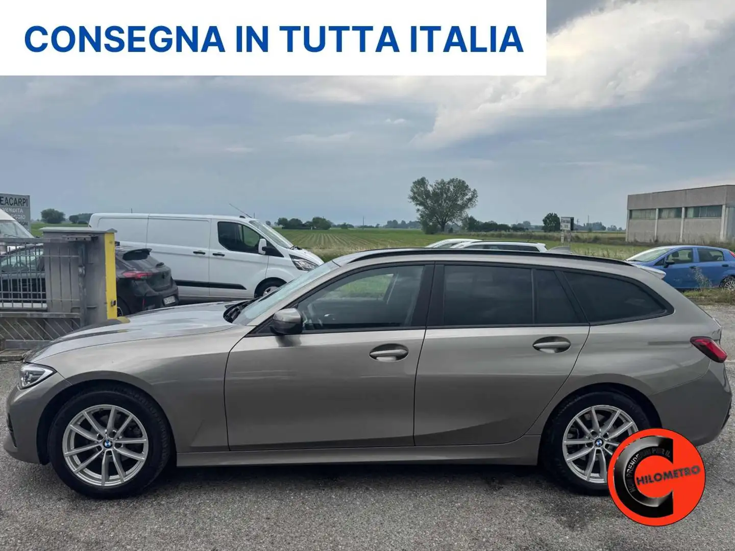 BMW 318 D 48V TOURING AUT/ ADVANTAGE-NAVI-CAR PLAY-CRUISE- Grijs - 2
