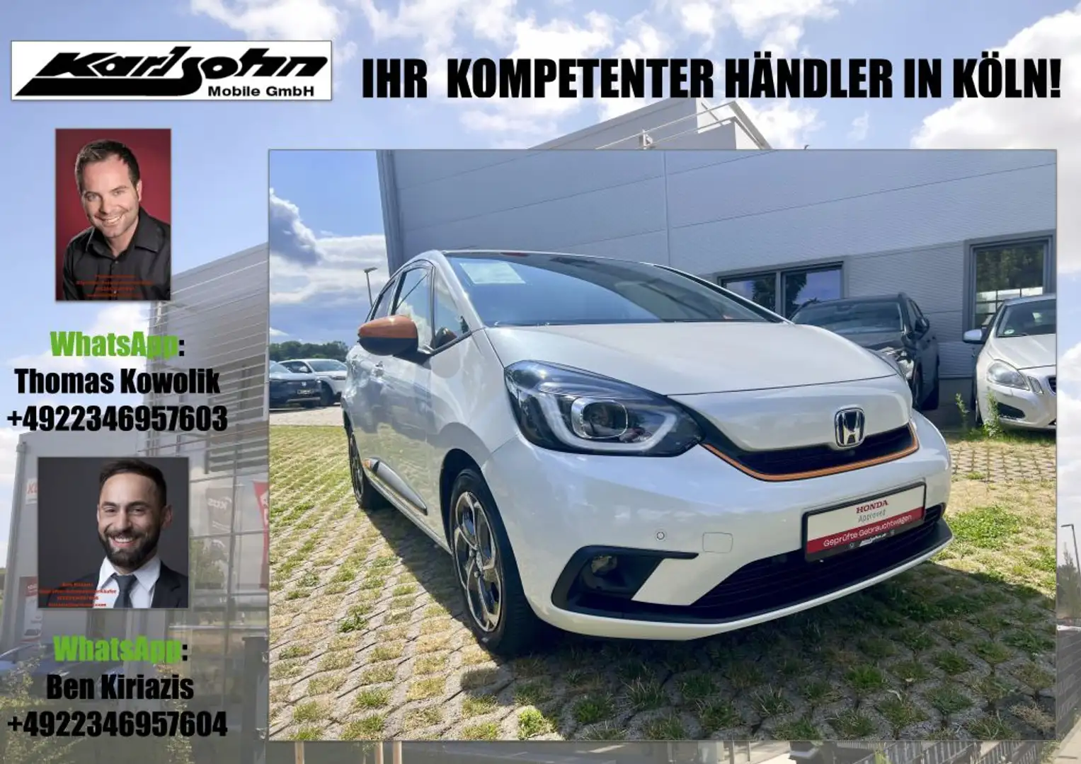 Honda Jazz 1.5 i-MMD Hybrid e-CVT Executive Белый - 1