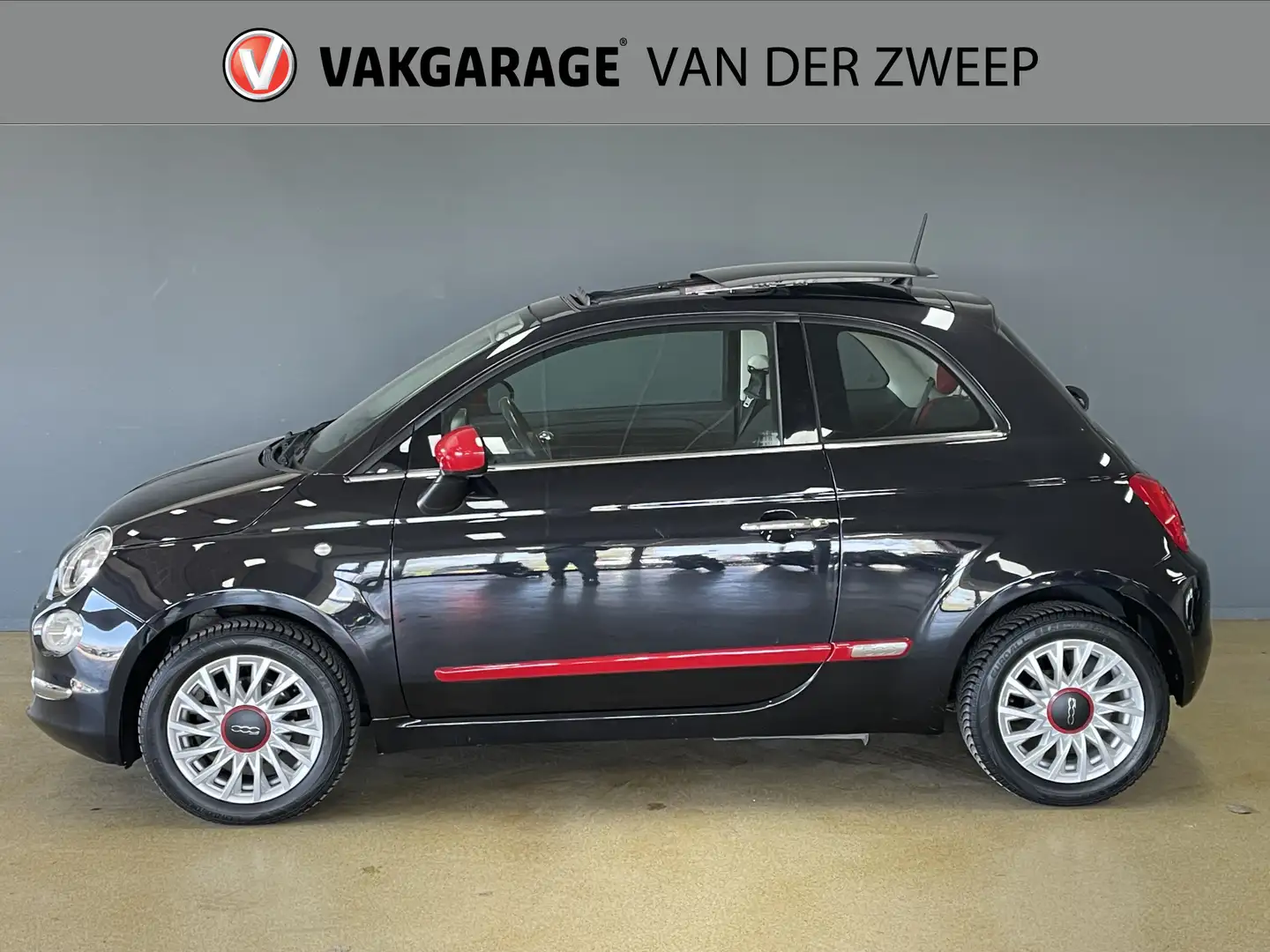 Fiat 500 1.2 Lounge | Airco | Panorama Noir - 2