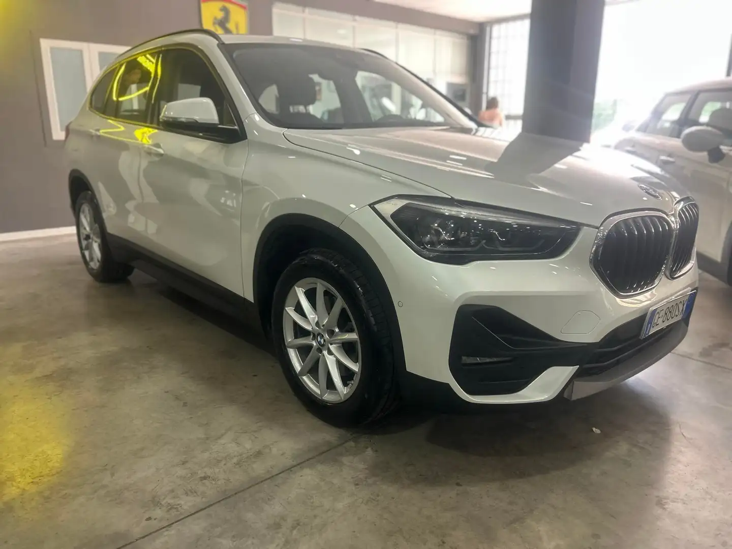 BMW X1 X1 F48 2019 xdrive18d auto Bianco - 2