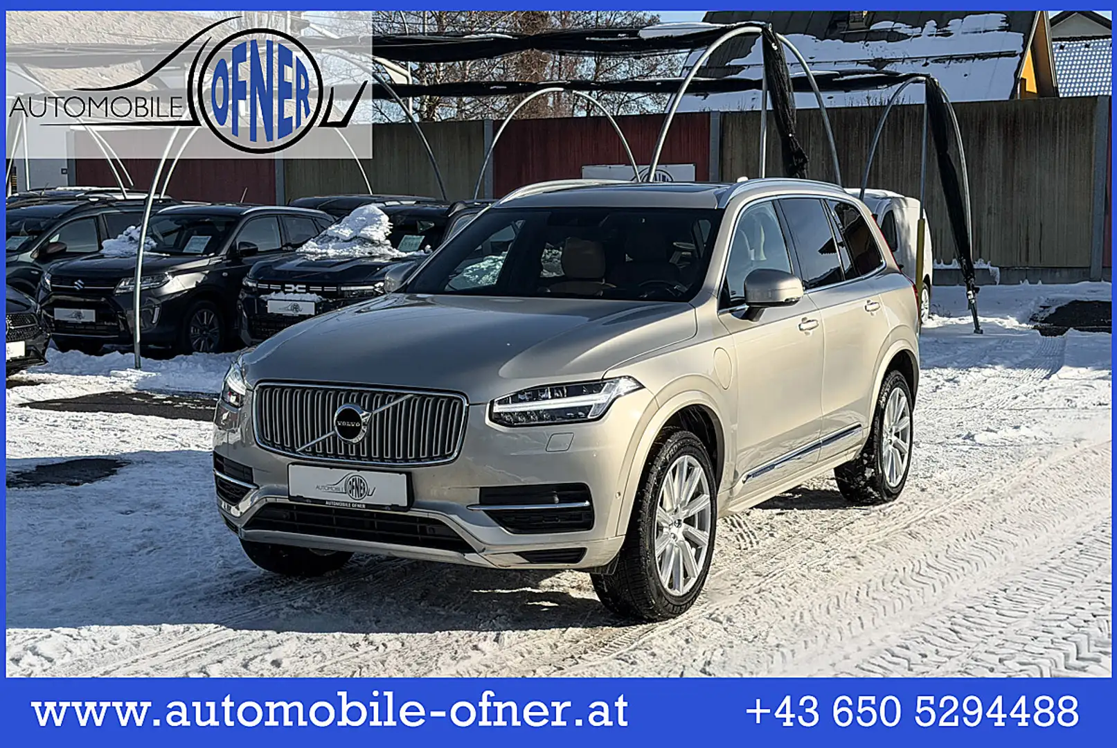 Volvo XC90 PHEV T8 Twin Engine Inscription AHK 7-Sitze Bow... Braun - 1