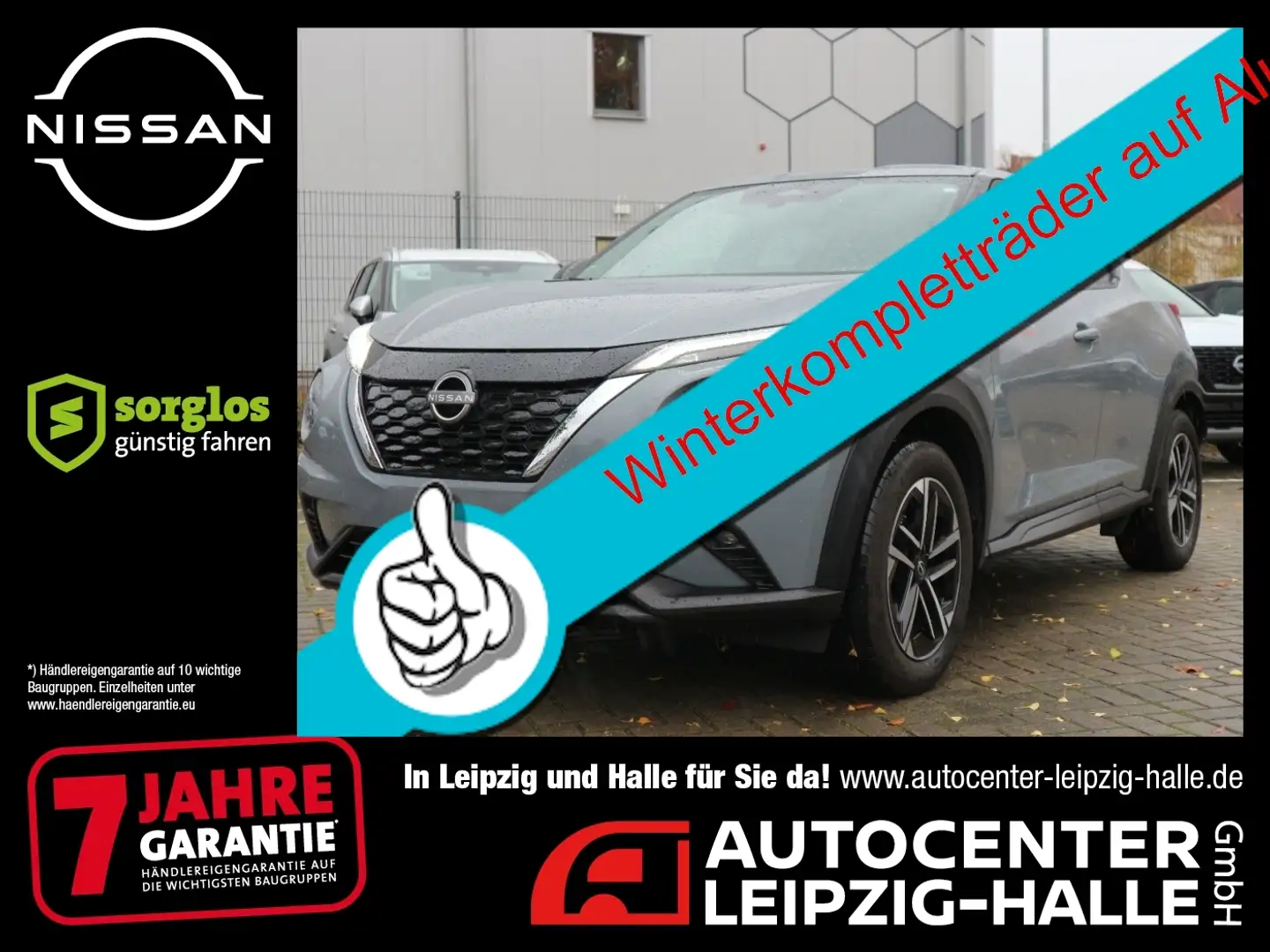 Nissan Juke N-CONNECTA 1.6 HYBRID 4AMT Winterkompletträder auf Grau - 1