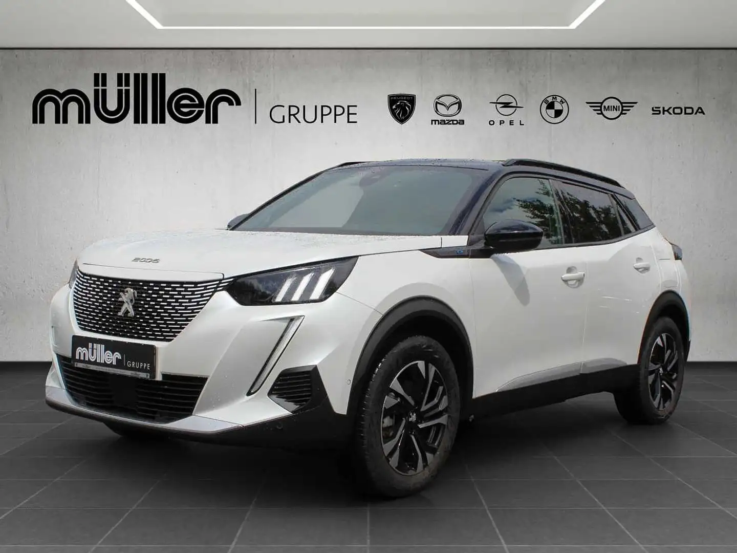 Peugeot 2008 Elektro GT Weiß - 1