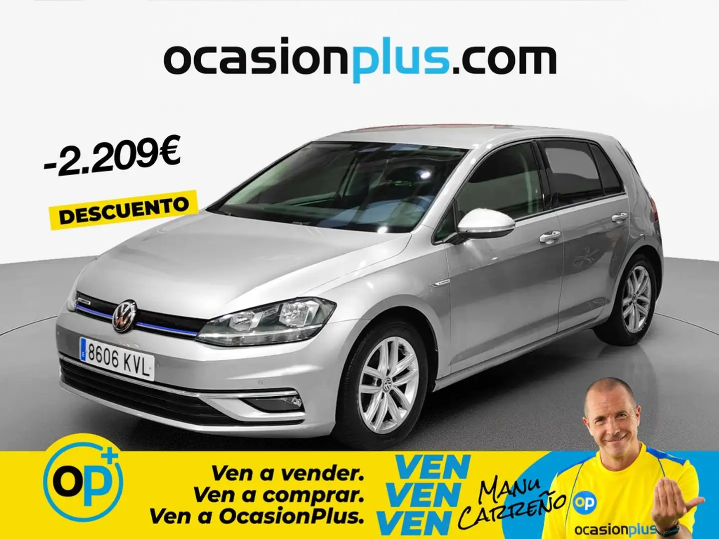 Volkswagen Golf 1.5 TSI Evo BM Advance 96kW Gris - 1
