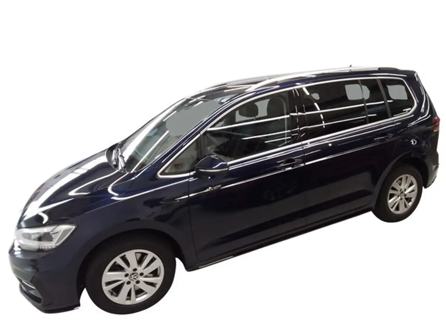 Volkswagen Touran Highline 2.0TDI DSG +R-LINE+7 SITZE+AHK+ Blauw - 2