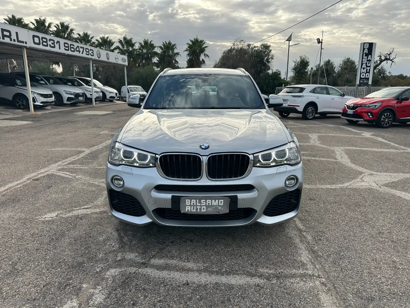 BMW X3 xDrive20d Msport Argent - 2