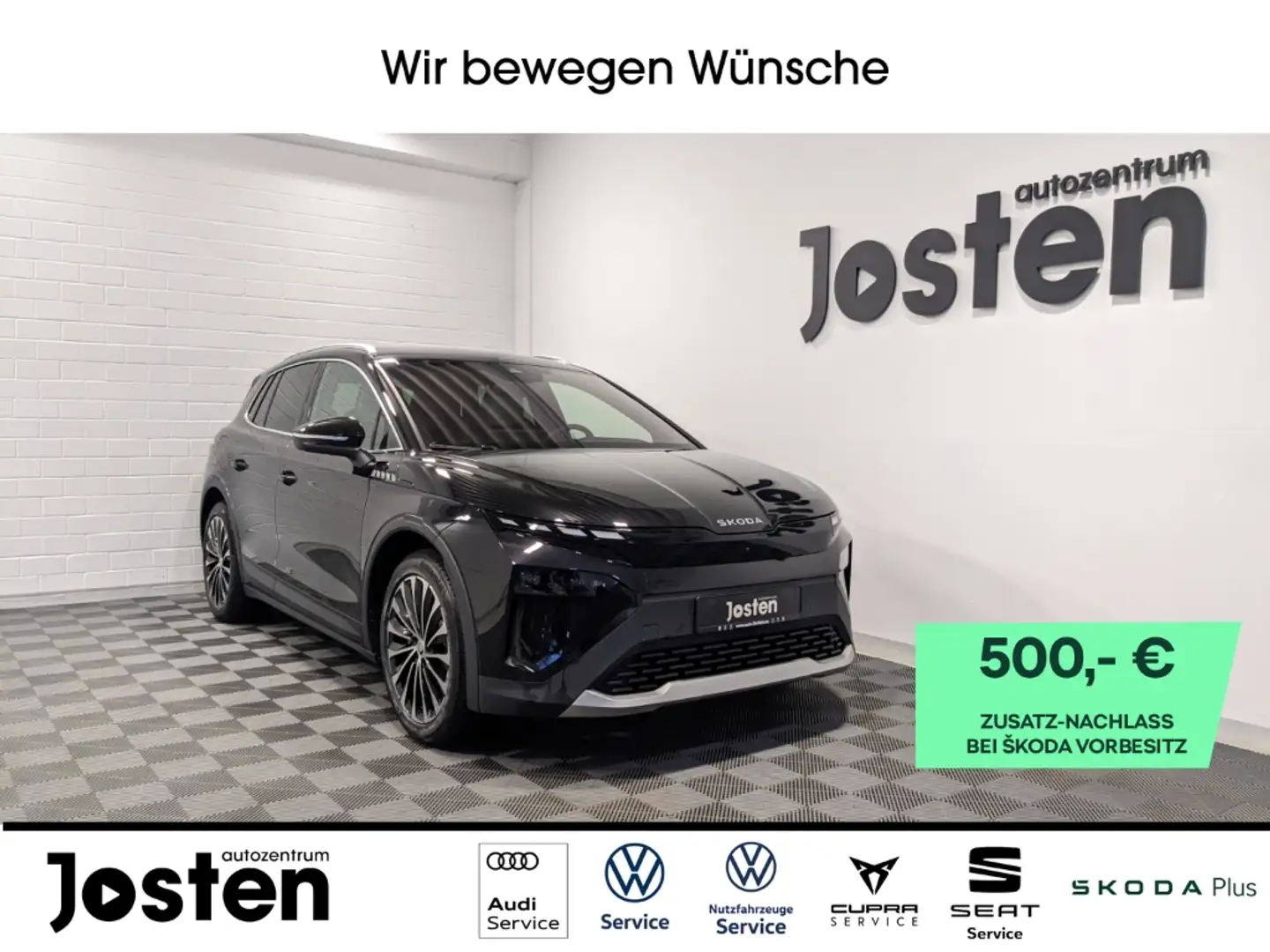 Skoda Elroq 85 ADVANCED Lodge Navi Matrix ACC Negro - 1