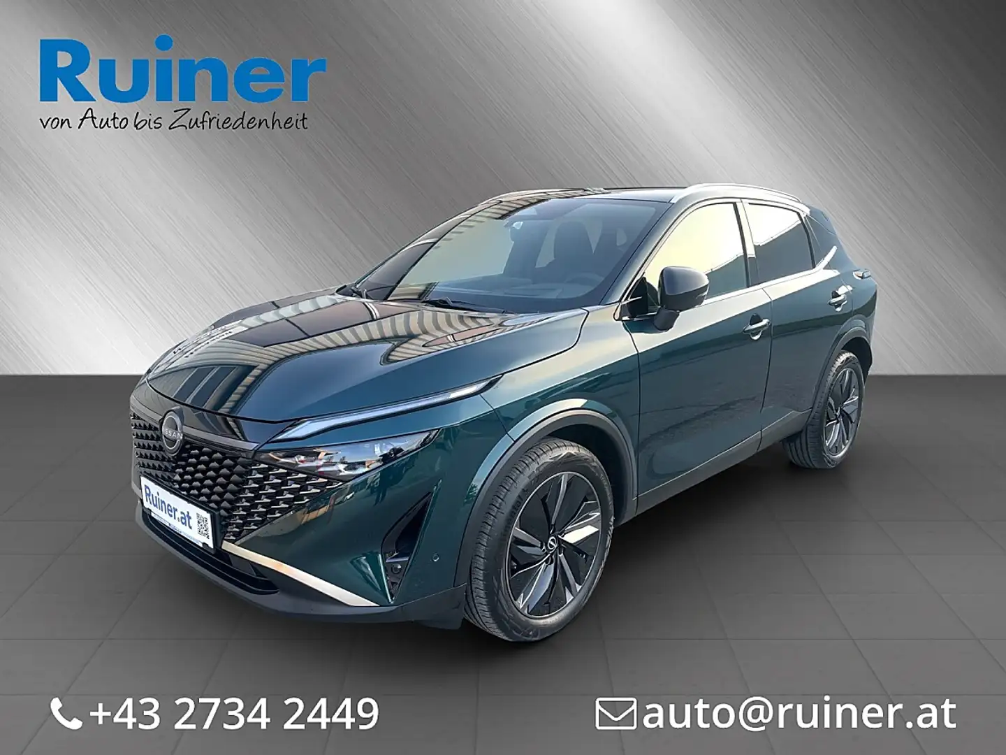 Nissan Qashqai 1,5 VC-T e-Power Tekna   Hybrid  Leistung 205 P... Grün - 1