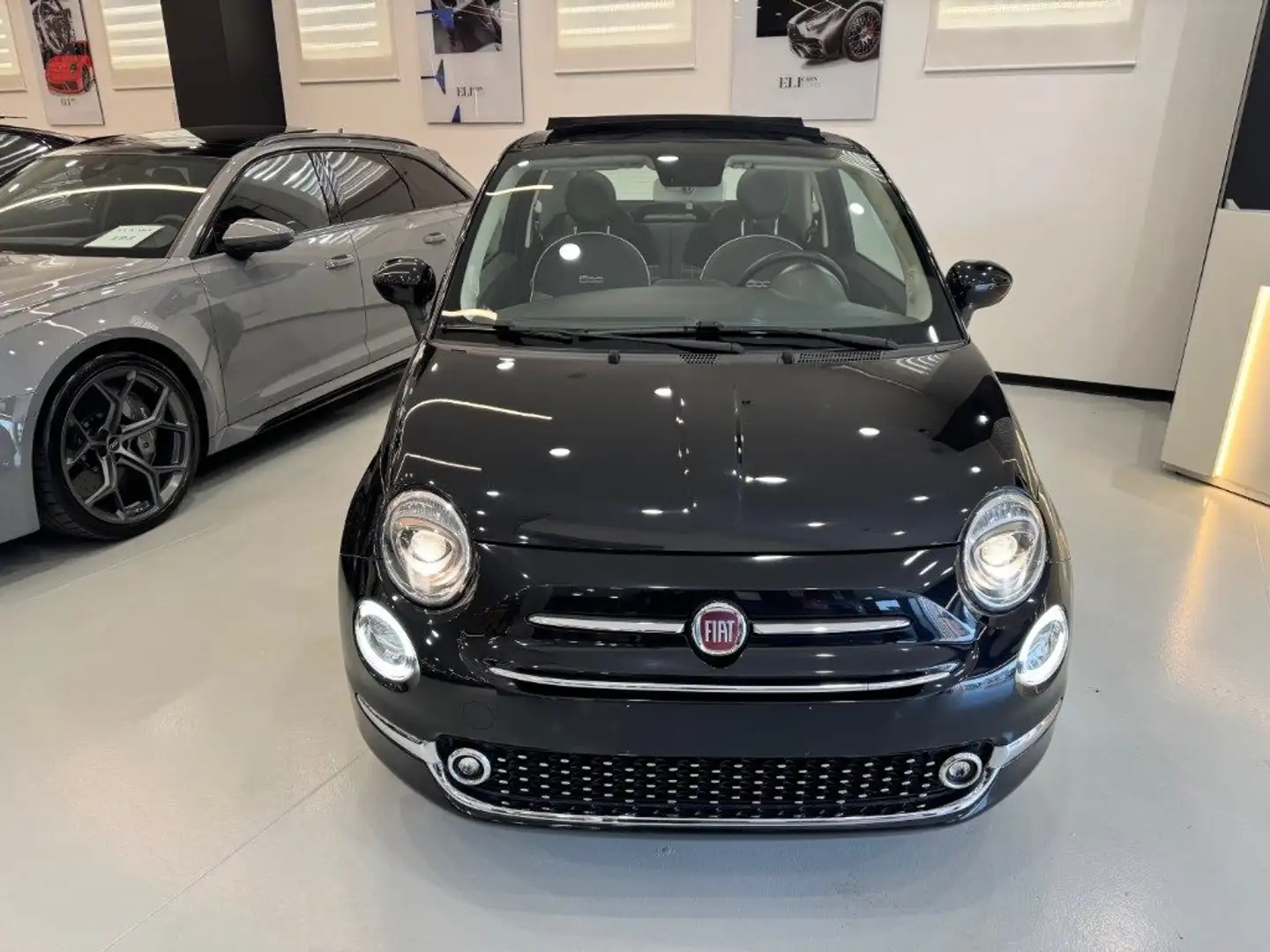 Fiat 500 1.2 Lounge Cabriolet Navigatore+Clima Automatico crna - 2