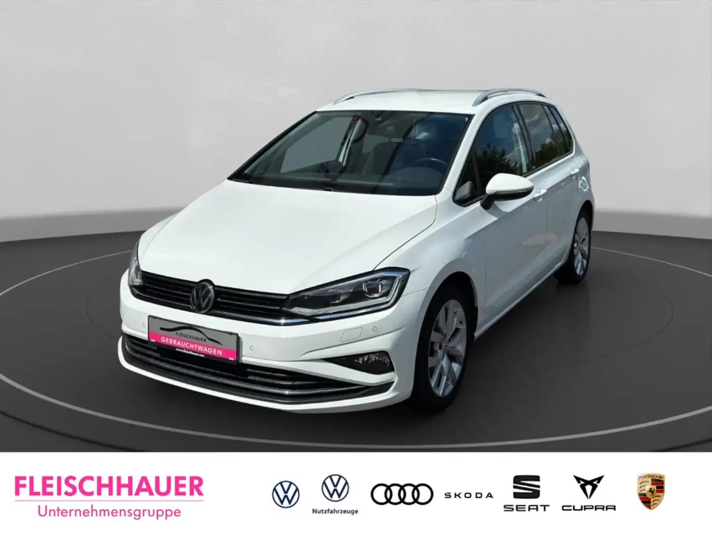 Volkswagen Golf Sportsvan VII United 1.5 TSI ACC+LED+Navi+CarPlay Blanc - 1