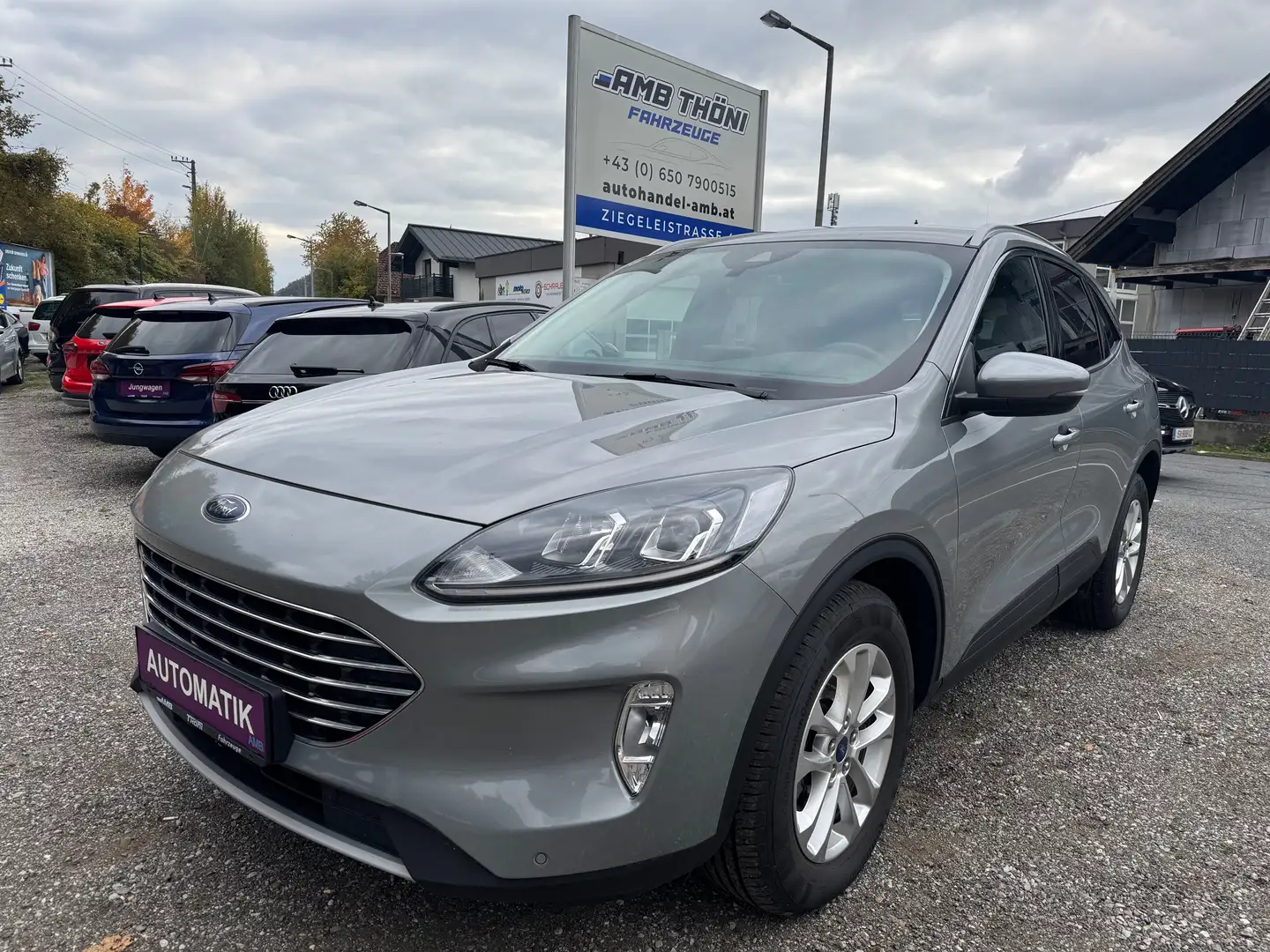Ford Kuga 2.5 Duratec FHEV Hybrid Titanium Aut.,* LED, AHK, Kamera, Virtual,..* Silber - 1