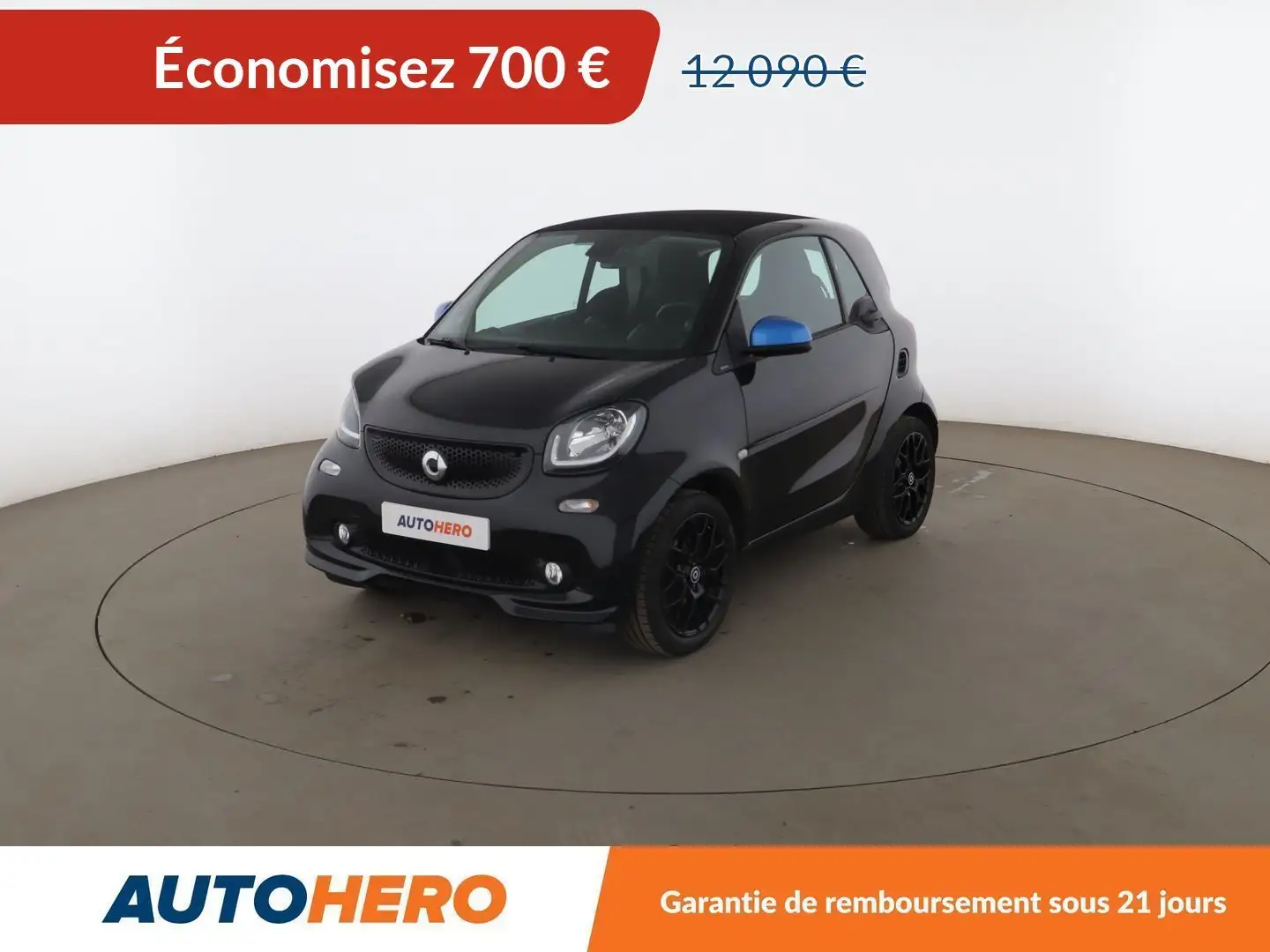 smart forTwo 0.9 Passion Twinamic Noir - 1