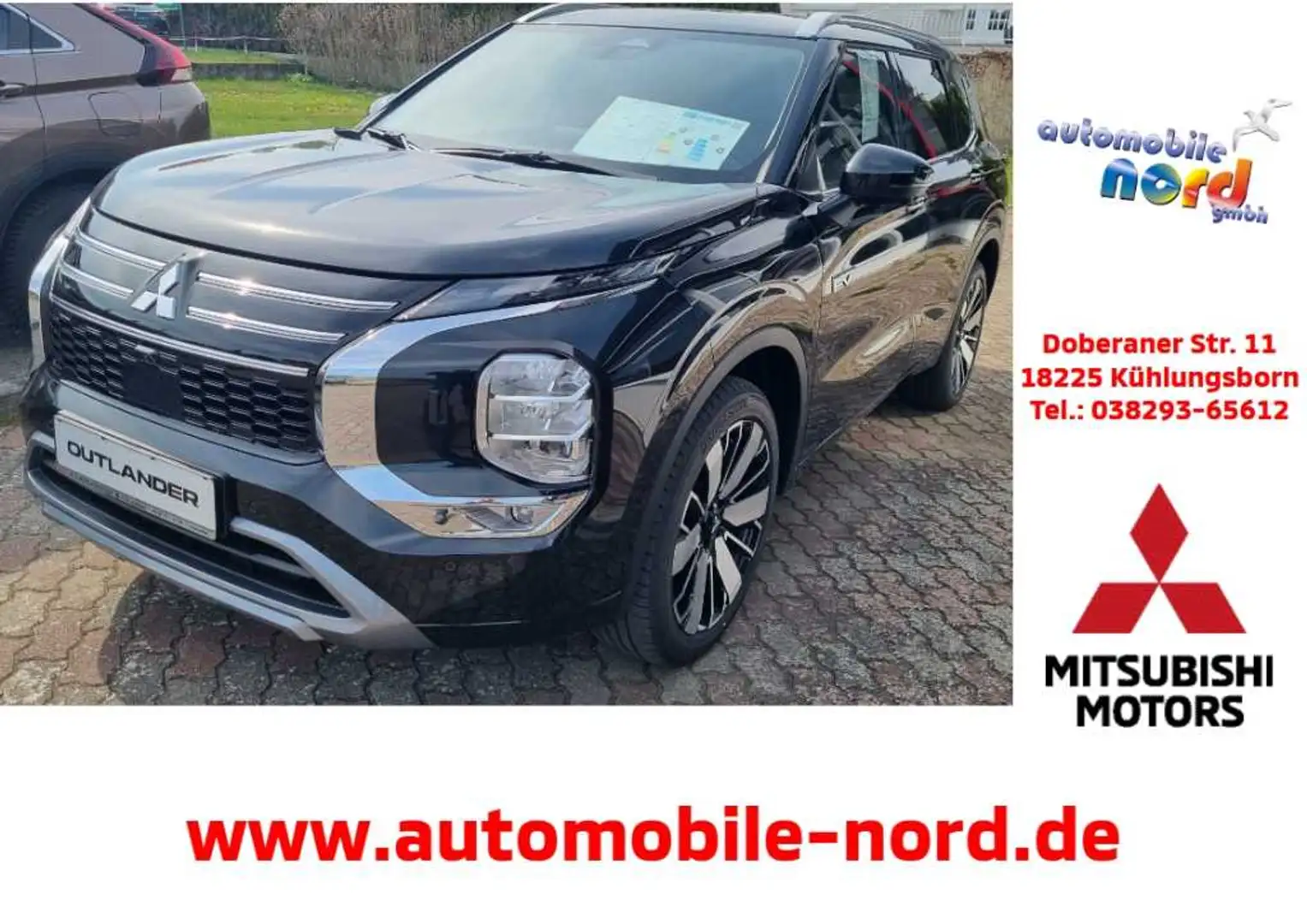 Mitsubishi Outlander 2.4L PHEV TOP Schwarz - 1