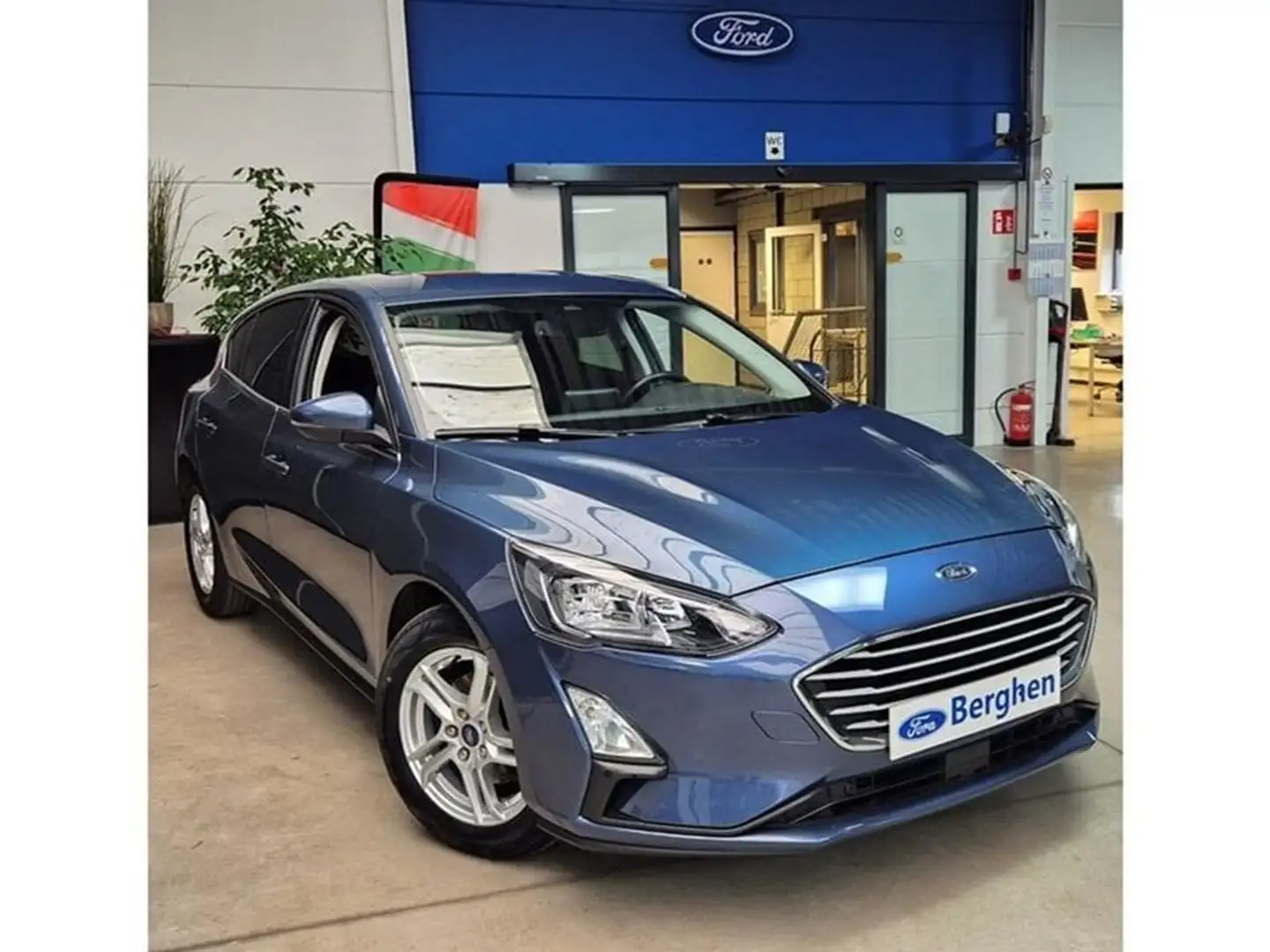 Ford Focus EcoBoost mHEV Connected Bleu - 1