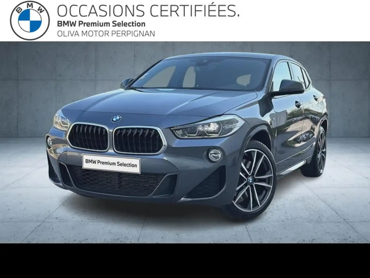BMW X2 xDrive20dA 190ch M Sport Euro6d-T Gris - 1