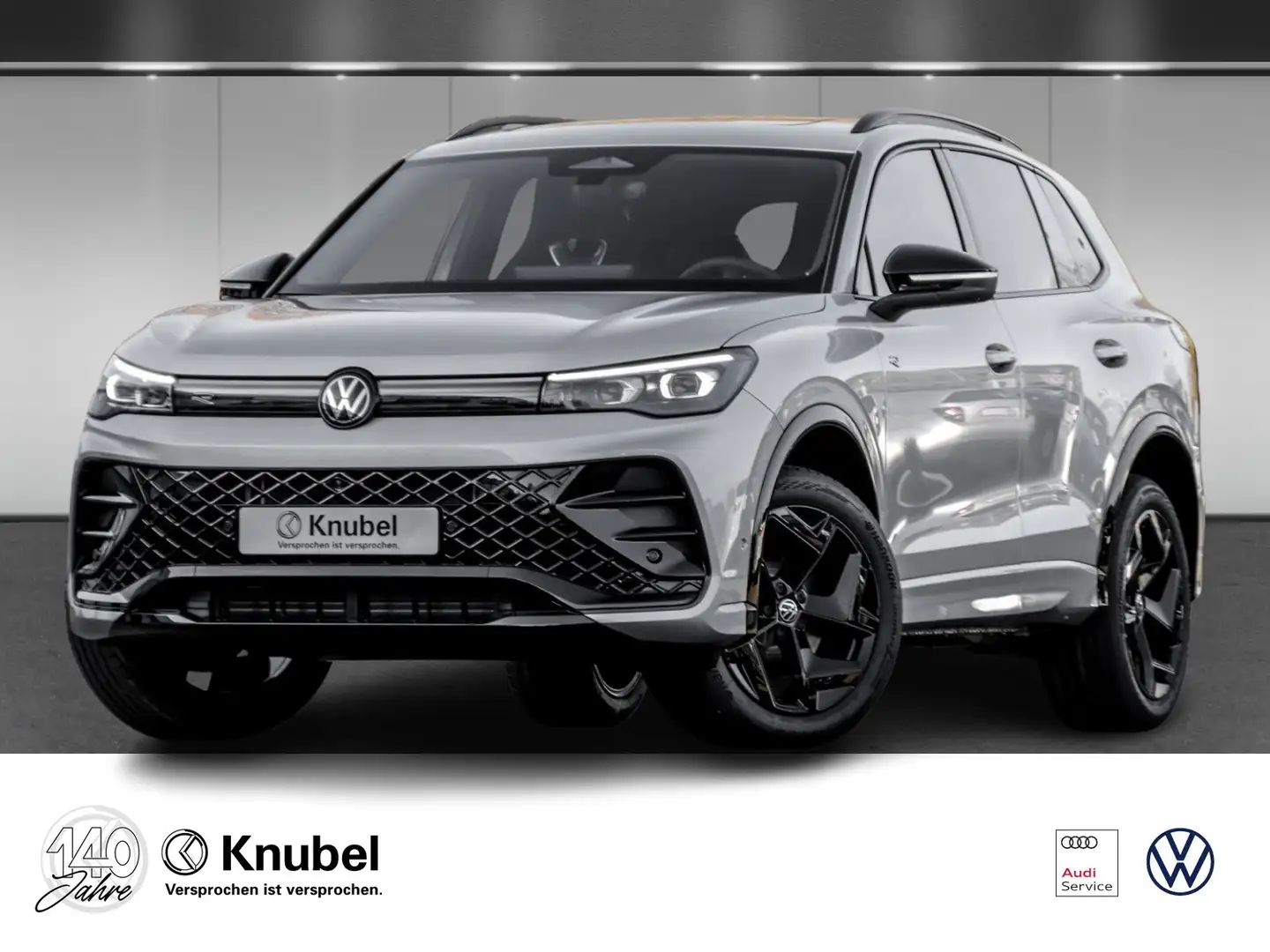 Volkswagen Tiguan R-Line 2.0 TDI DSG 4M AHK HarmanKardon IQ.Light... Silber - 1