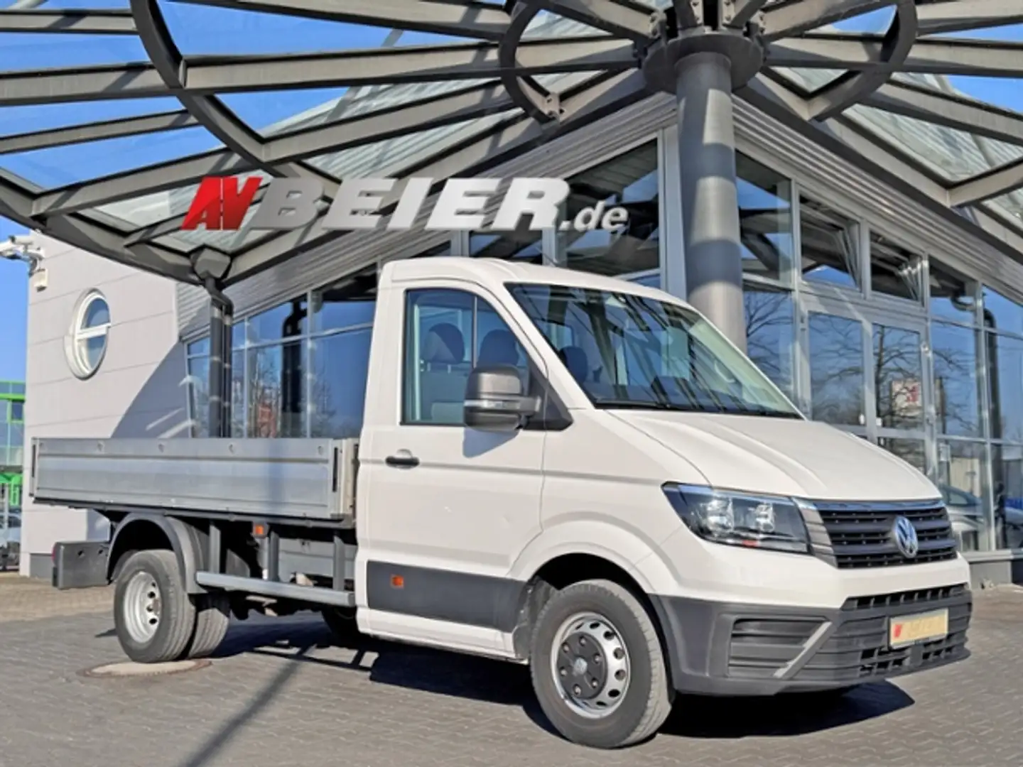 Volkswagen Crafter 50 Pritsche Klima Scheckheft AHK 3,5*t mittellang Fehér - 1