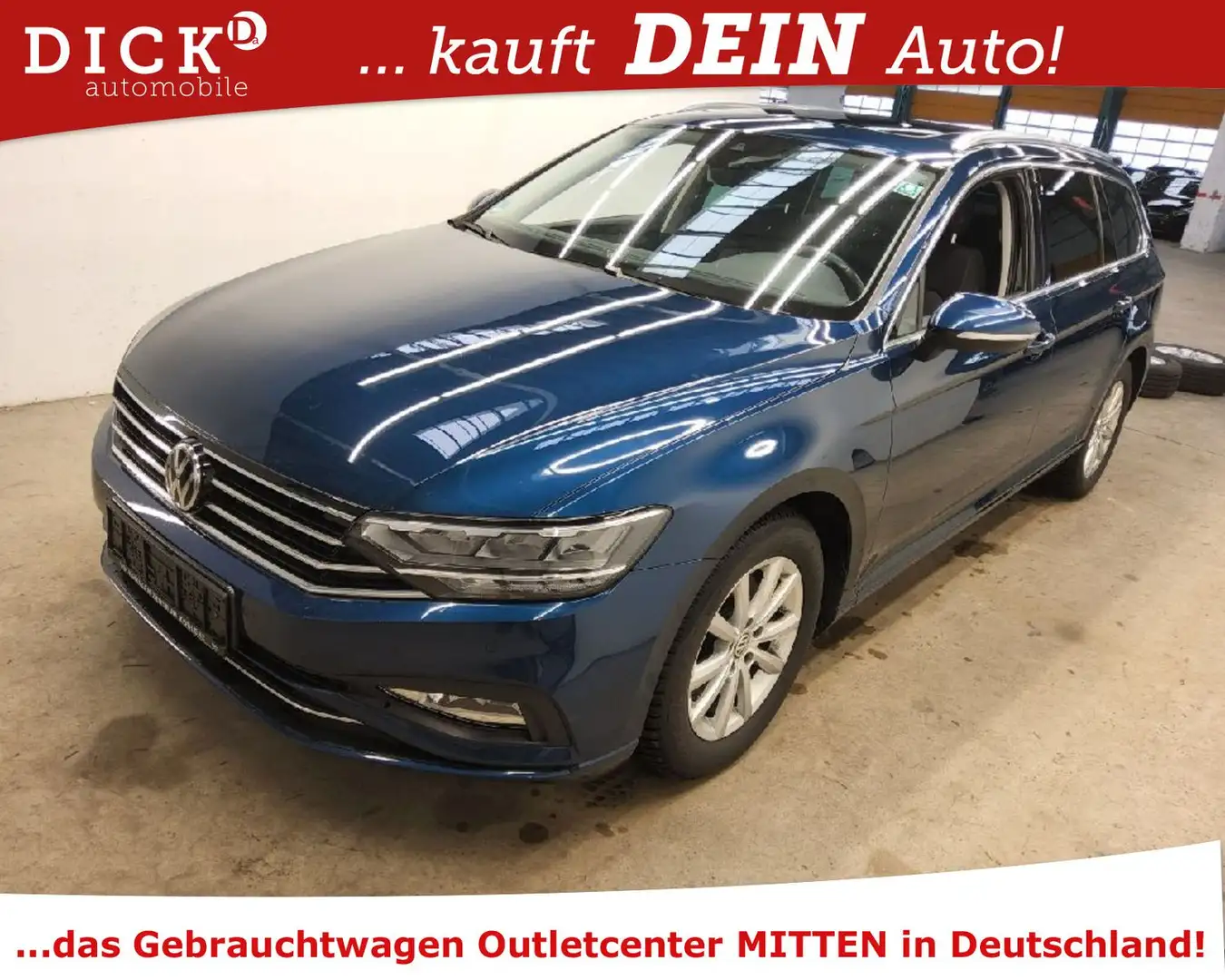 Volkswagen Passat Variant Passat V Business 1.5TSI ACC/PANO/LED/NAVI/RFK/8 Blau - 1