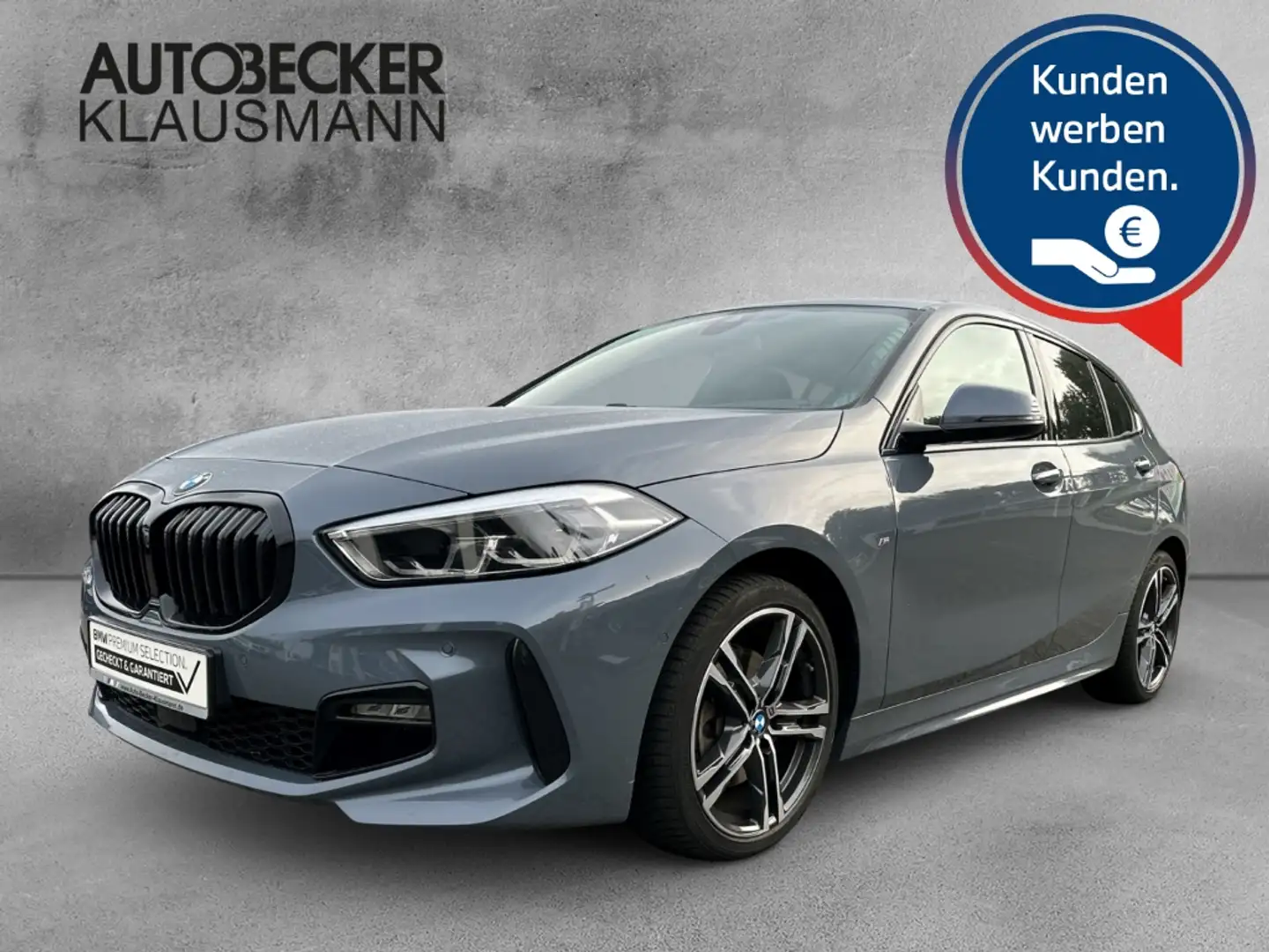 BMW 118 i M Sport AUTOMATIK LC PROF NAVI LED PDC KAMERA Grau - 1