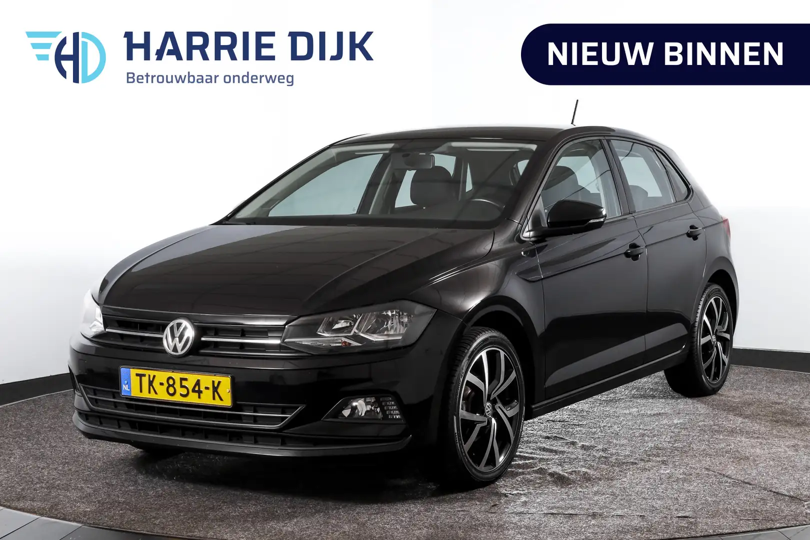 Volkswagen Polo 1.0 TSI 95 PK Comfortline | Adapt. Cruise | NAV + Zwart - 1