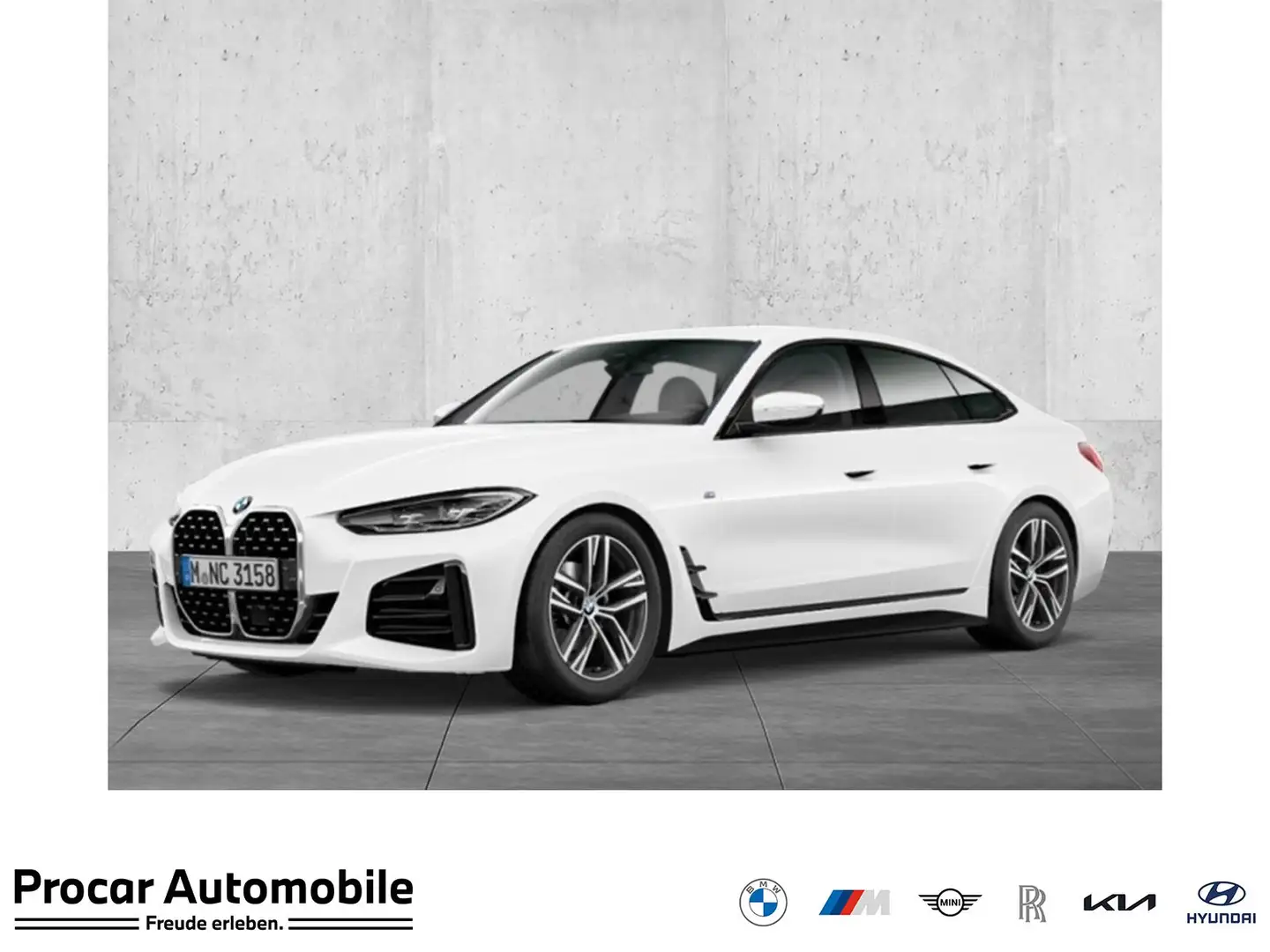 BMW 420 i Gran Coupé LED DAB Tempomat Sitzheiz. LM Weiß - 1