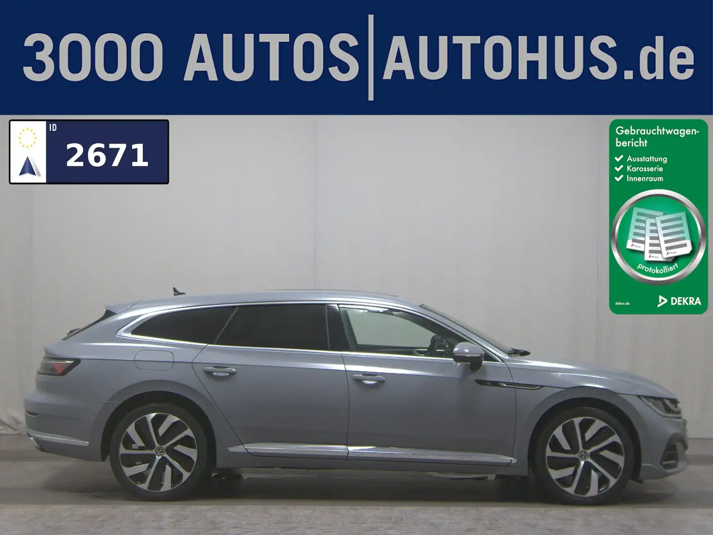 Volkswagen Arteon SB 1.4 TSI e R-Line Navi LED+ AID Pano Grau - 1