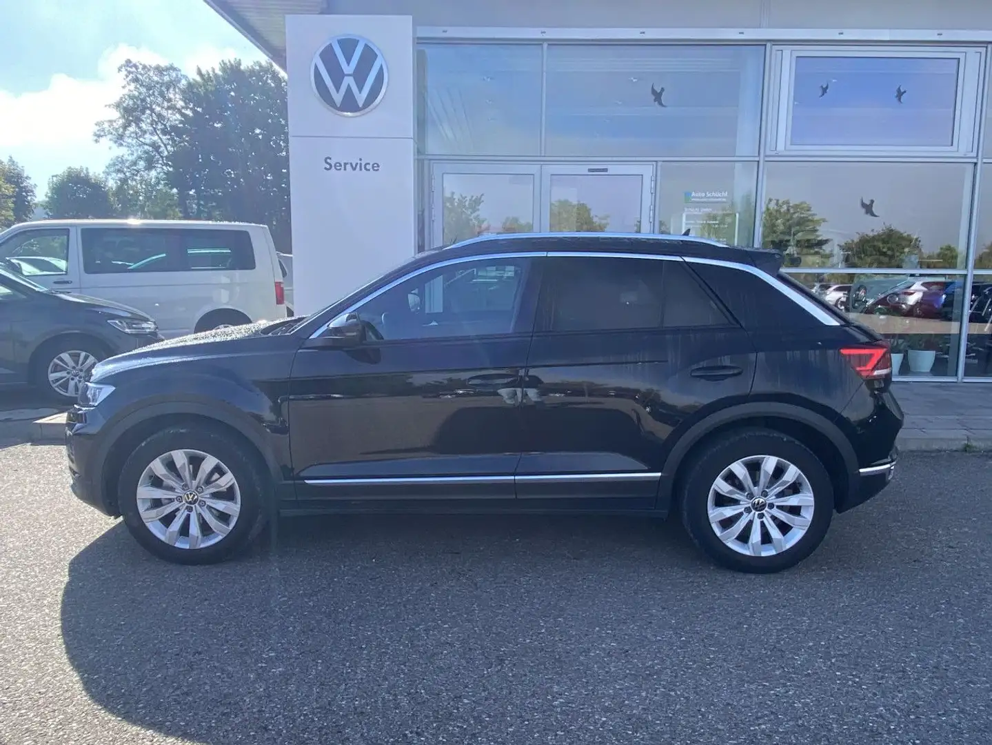 Volkswagen T-Roc 1.5 TSI DSG SPORT GARANTIE+NAVI+LED+AHK+PA Schwarz - 2