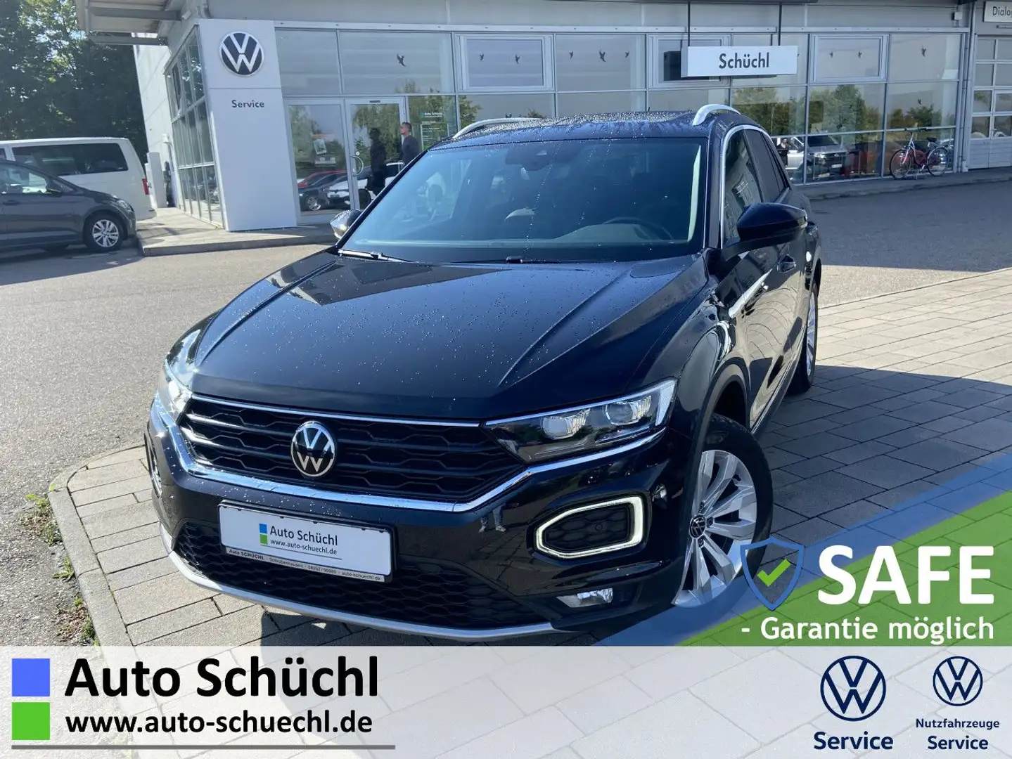 Volkswagen T-Roc 1.5 TSI DSG SPORT GARANTIE+NAVI+LED+AHK+PA Schwarz - 1