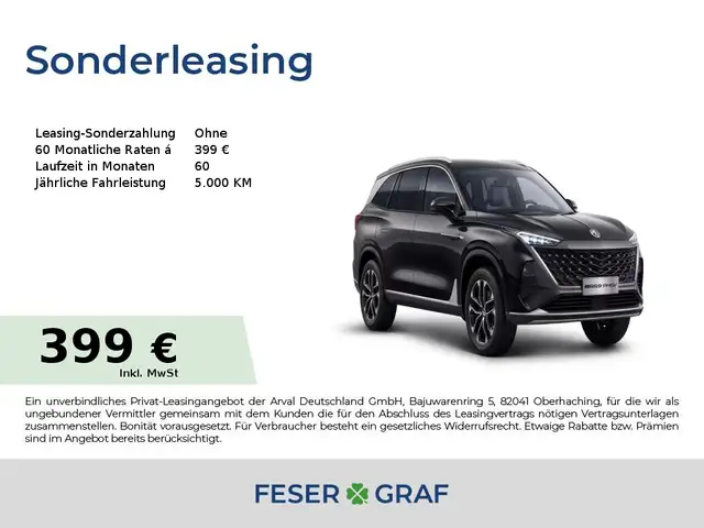 MG MGS9 PHEV Premium *Preis nur mit Finanzierung*