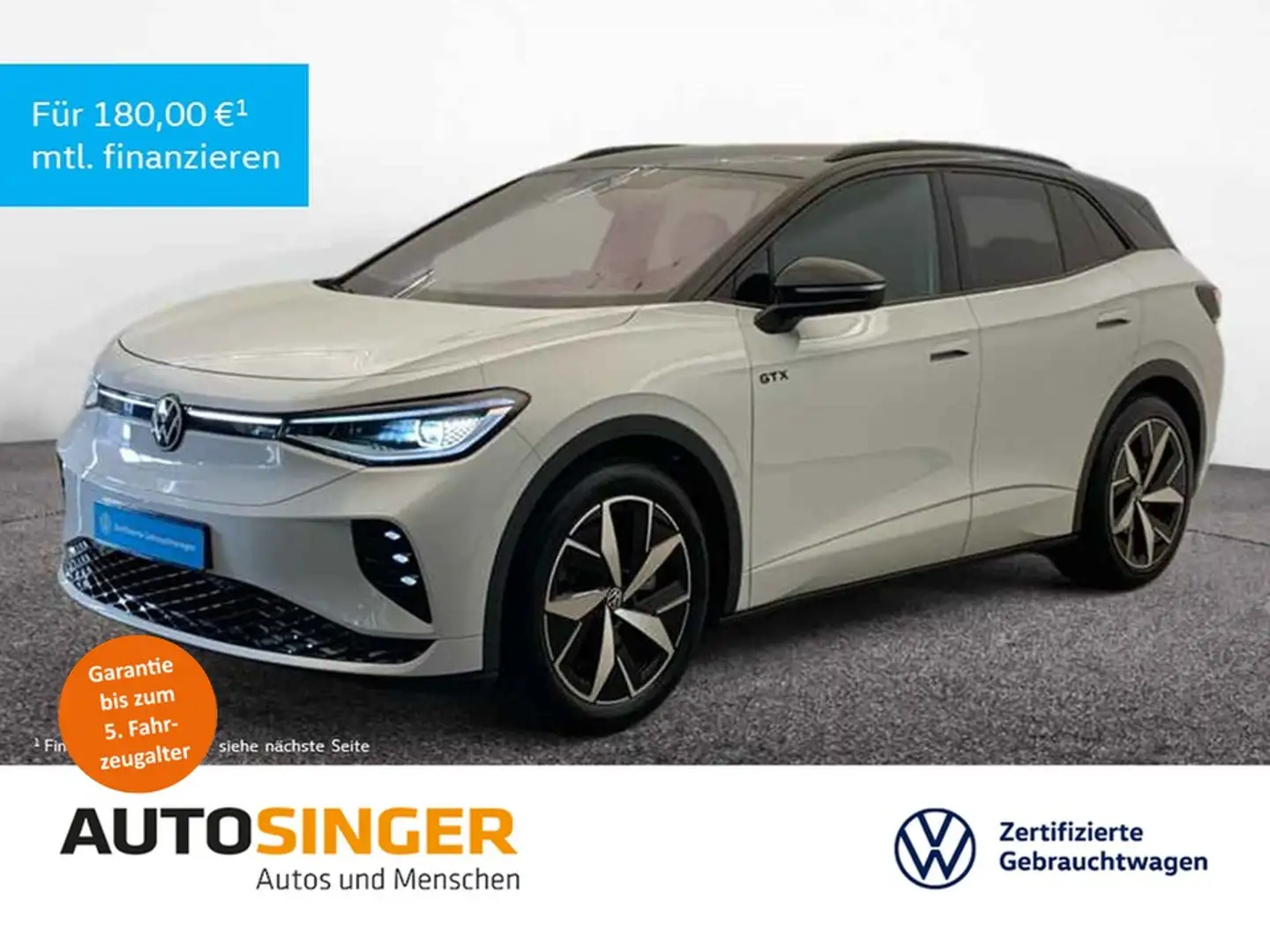 Volkswagen ID.4 GTX 4M *WÄRME*AHK*NAVI*ACC*SHZ*PDC* Weiß - 1