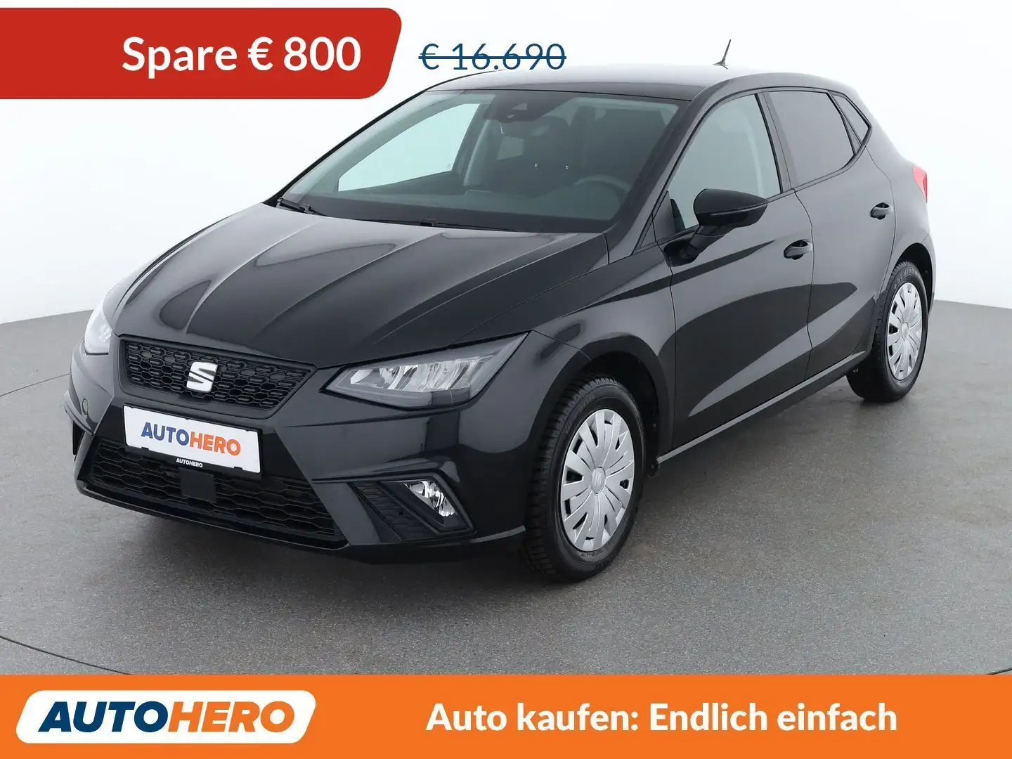 SEAT Ibiza 1.0 Reference Schwarz - 1