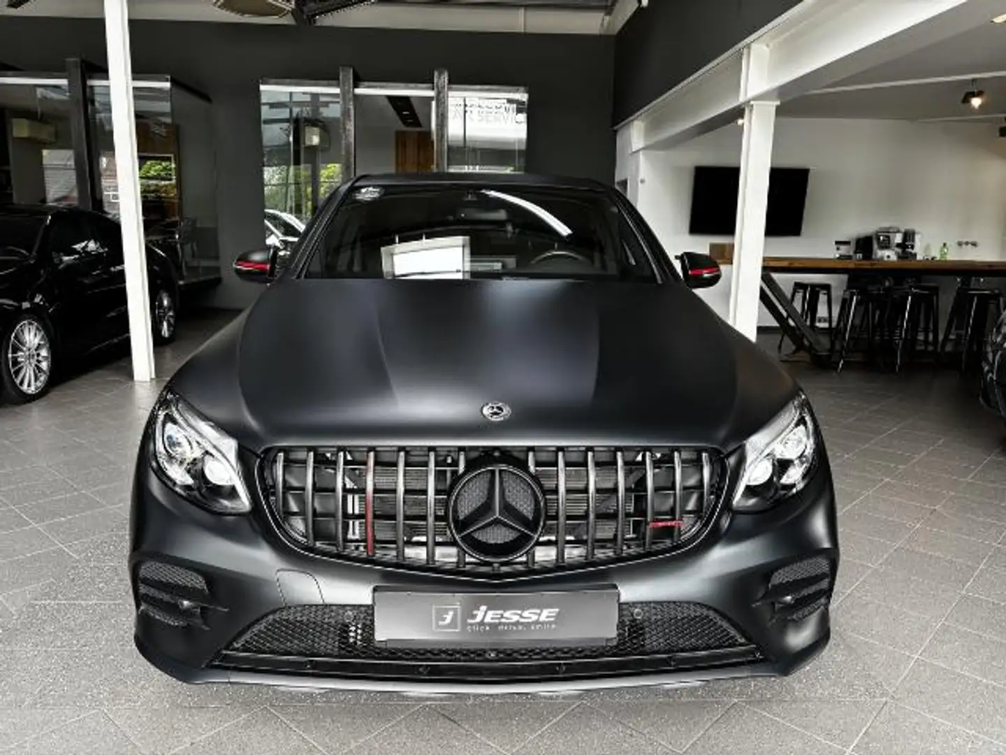 Mercedes-Benz GLC 43 AMG Coupe 4M LED Burmester Navi RCam AHK Чорний - 2