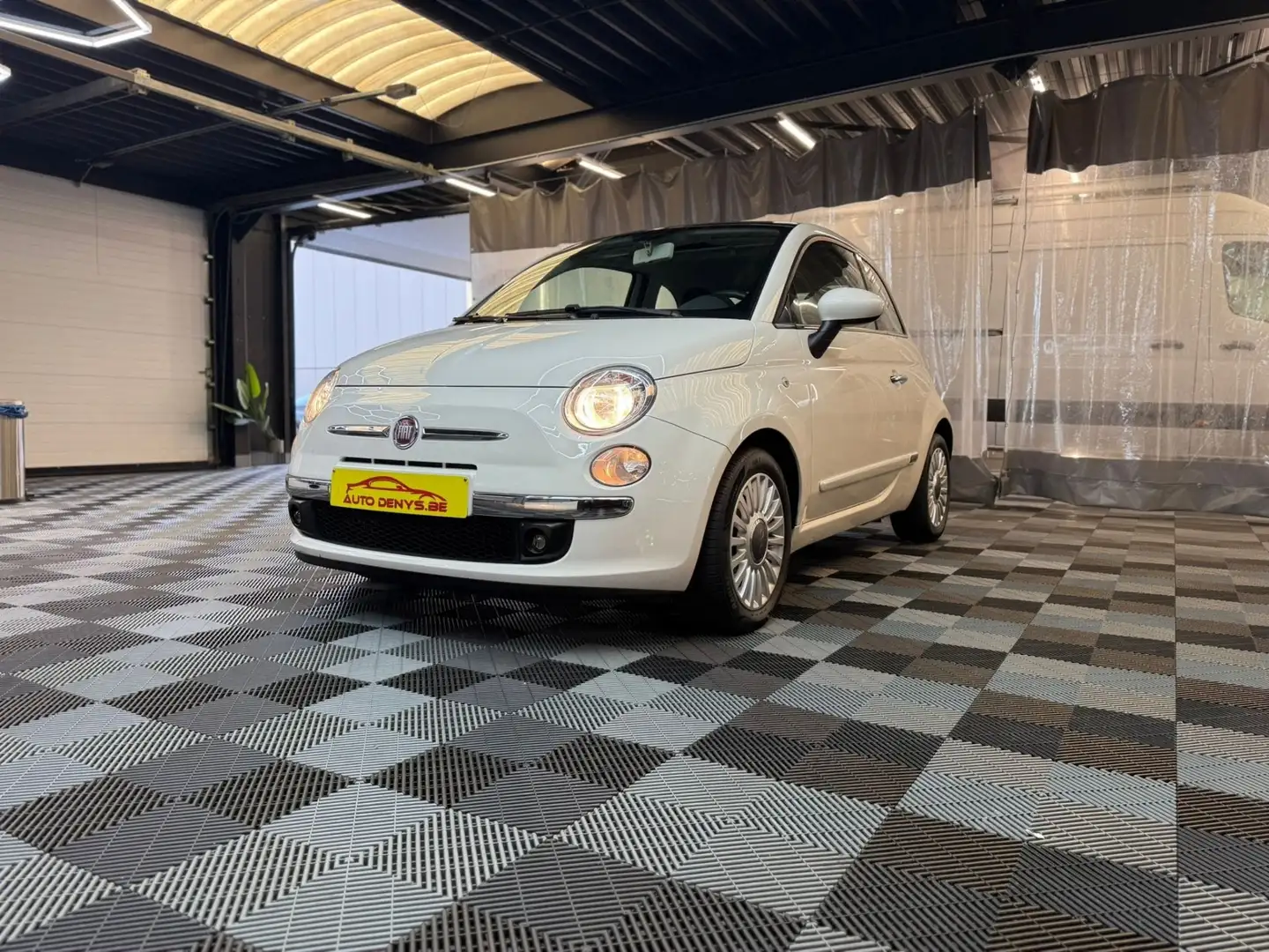 Fiat 500 0.9 benzine bj. 2011 78000km Euro 5 Blanc - 1