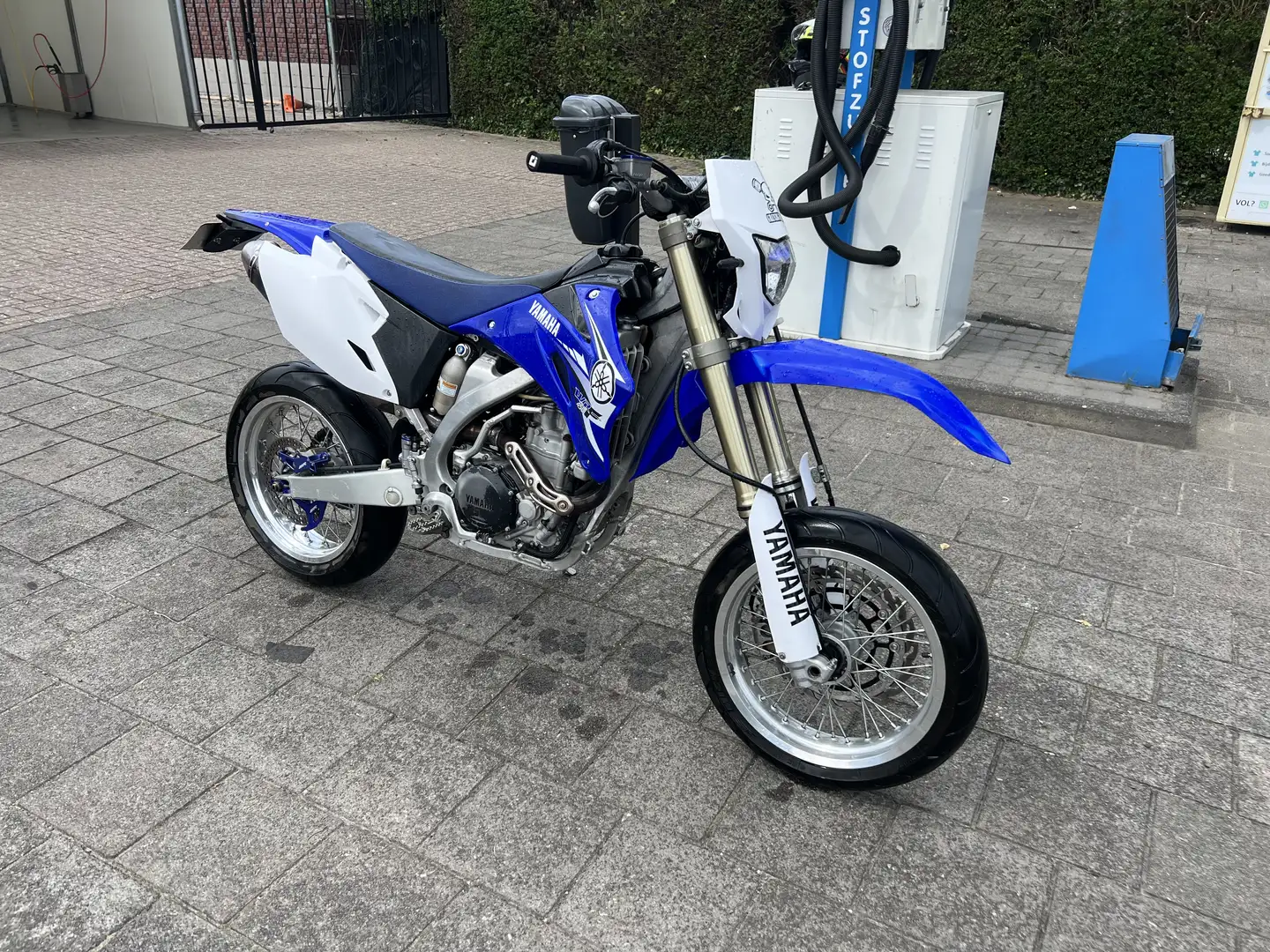 Yamaha WR 450 WR450F supermoto (met set cross velgen) Bleu - 1