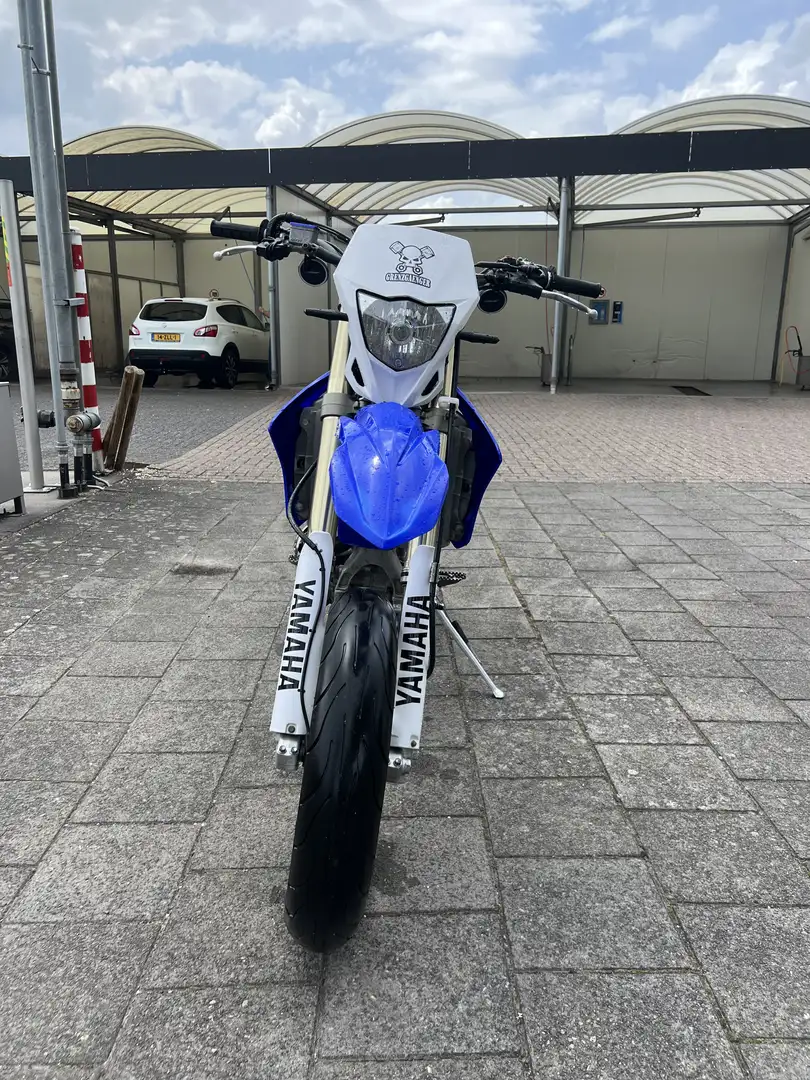 Yamaha WR 450 WR450F supermoto (met set cross velgen) Bleu - 2