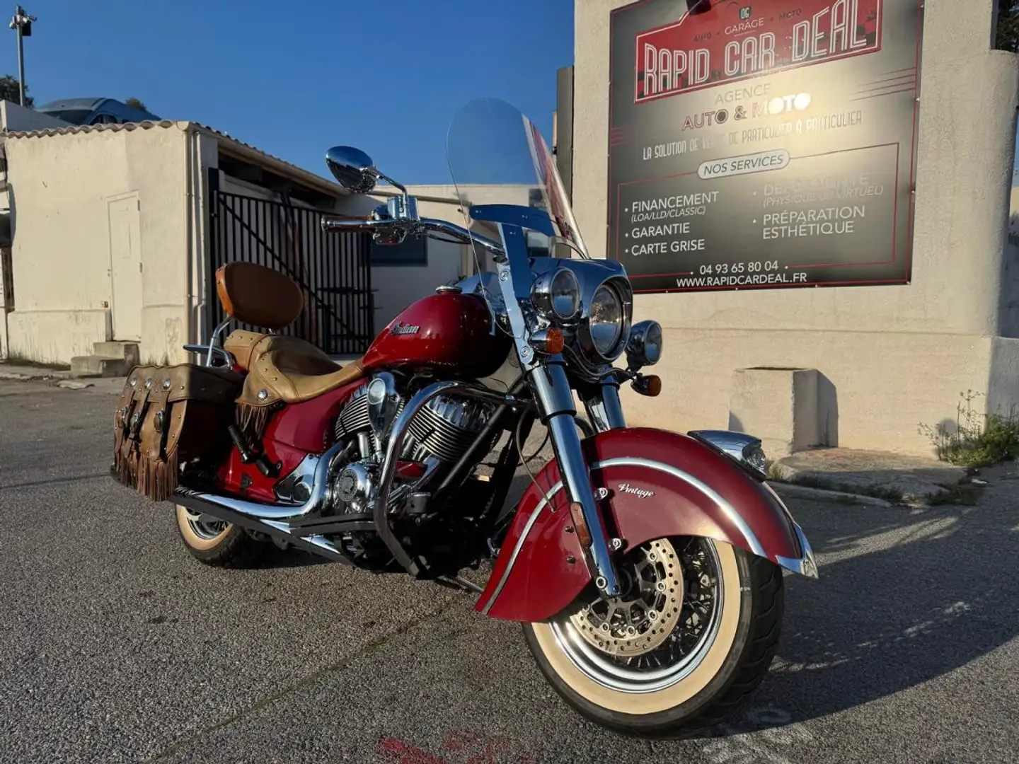 Indian Chief CHIEF VINTAGE 1800 GARANTIE 6 MOIS Rouge - 1