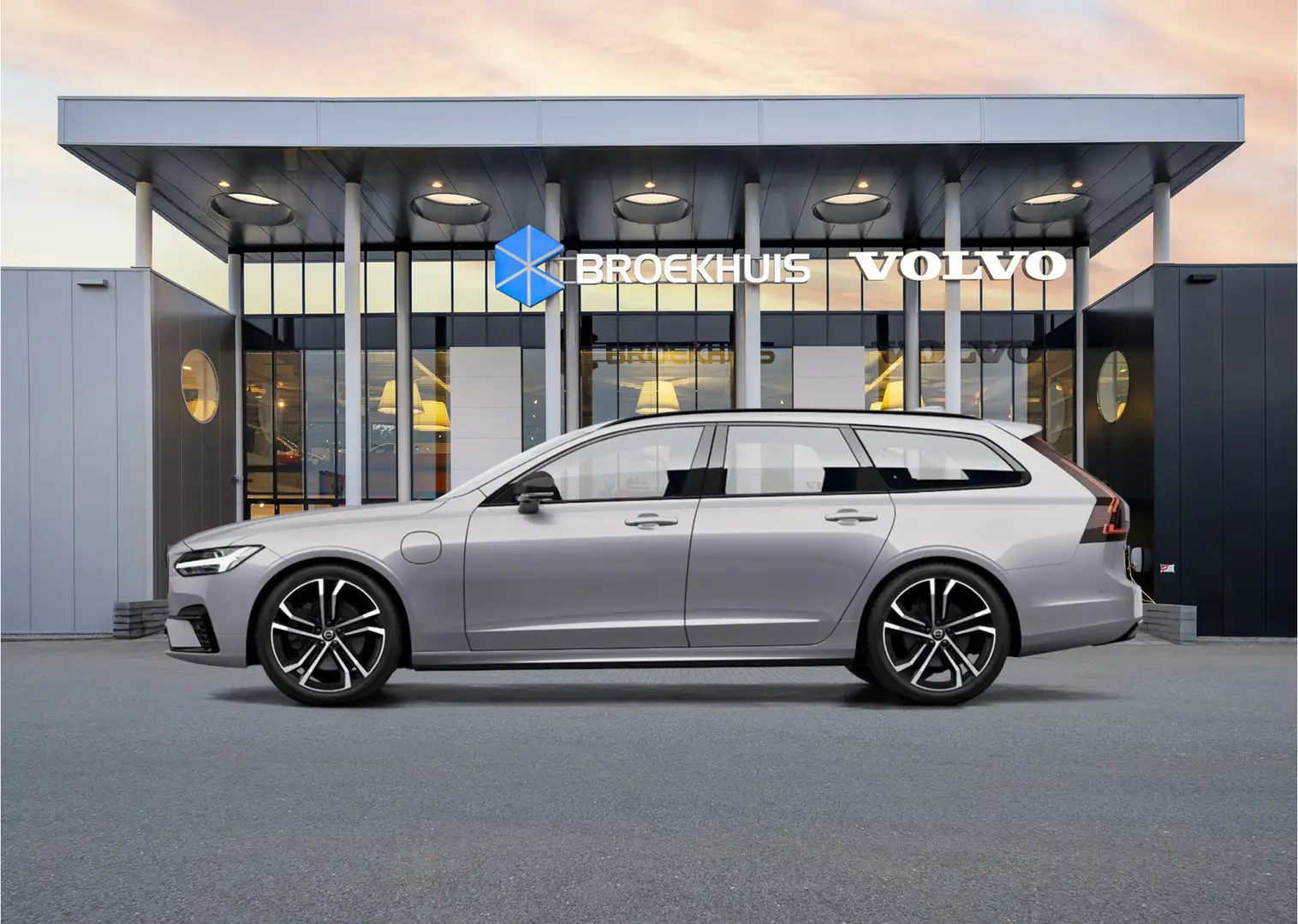 Volvo V90 T8 Recharge AWD Ultra Dark | 20" | Luchtvering | S Zilver - 2