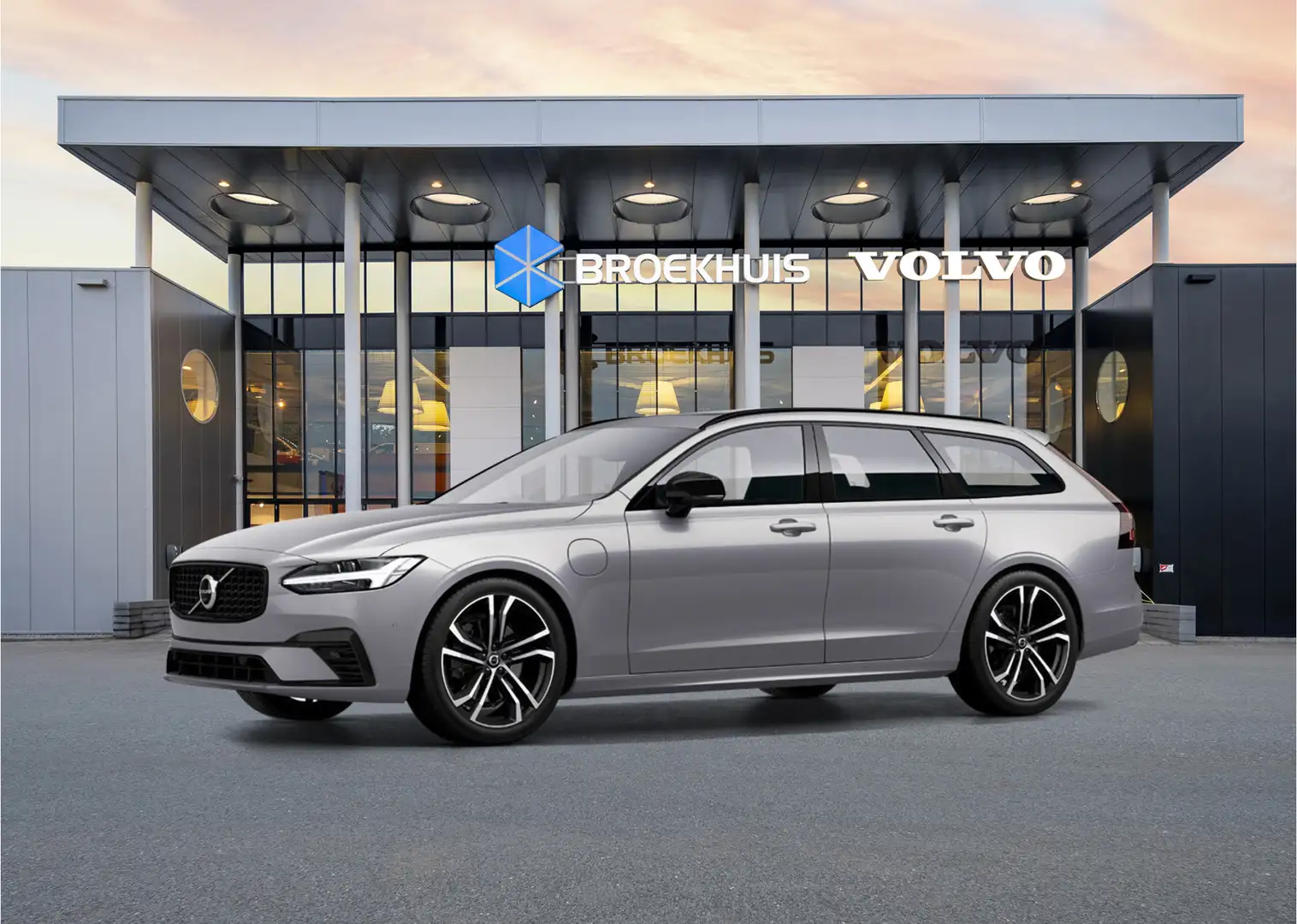 Volvo V90 T8 Recharge AWD Ultra Dark | 20" | Luchtvering | S Zilver - 1