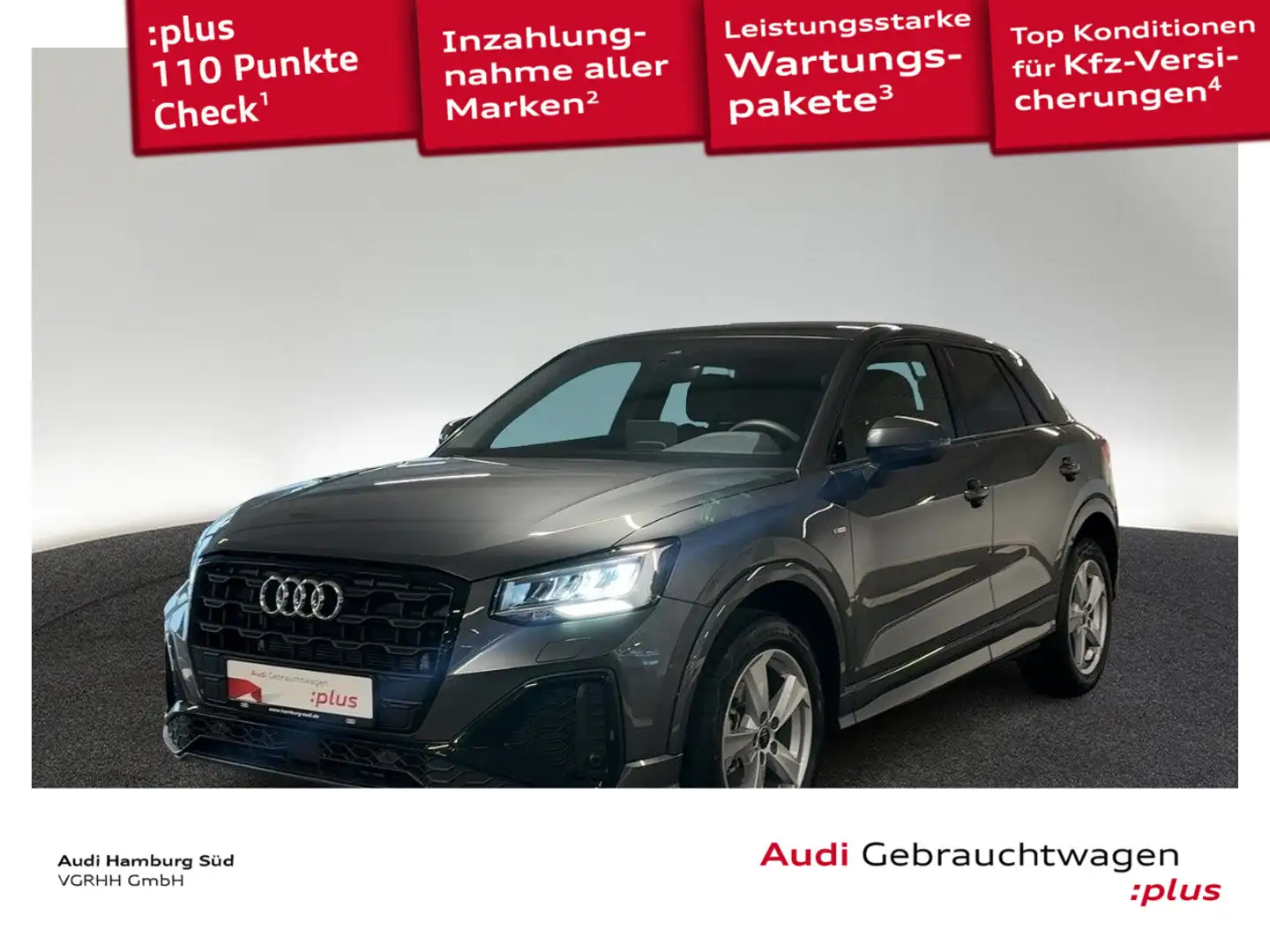 Audi Q2 35 TFSI S line S tronic AHK Virtual Sound Grau - 1