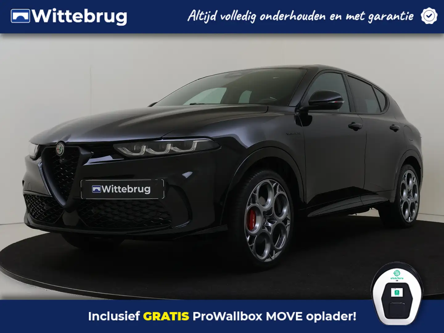Alfa Romeo Tonale 1.3T PHEV 280pk Veloce | Panoramadak | Leder | Sto Zwart - 1