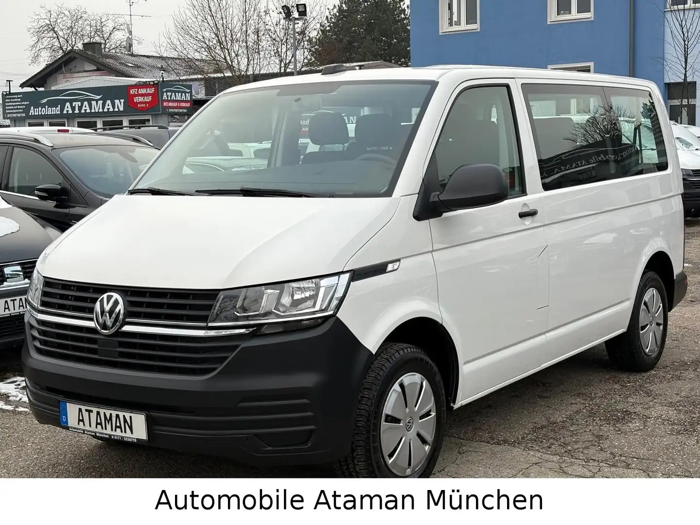 Volkswagen T6 Transporter T6.1 Transporter Kombi EcoProfi Klima / 9-Sitze Weiß - 1