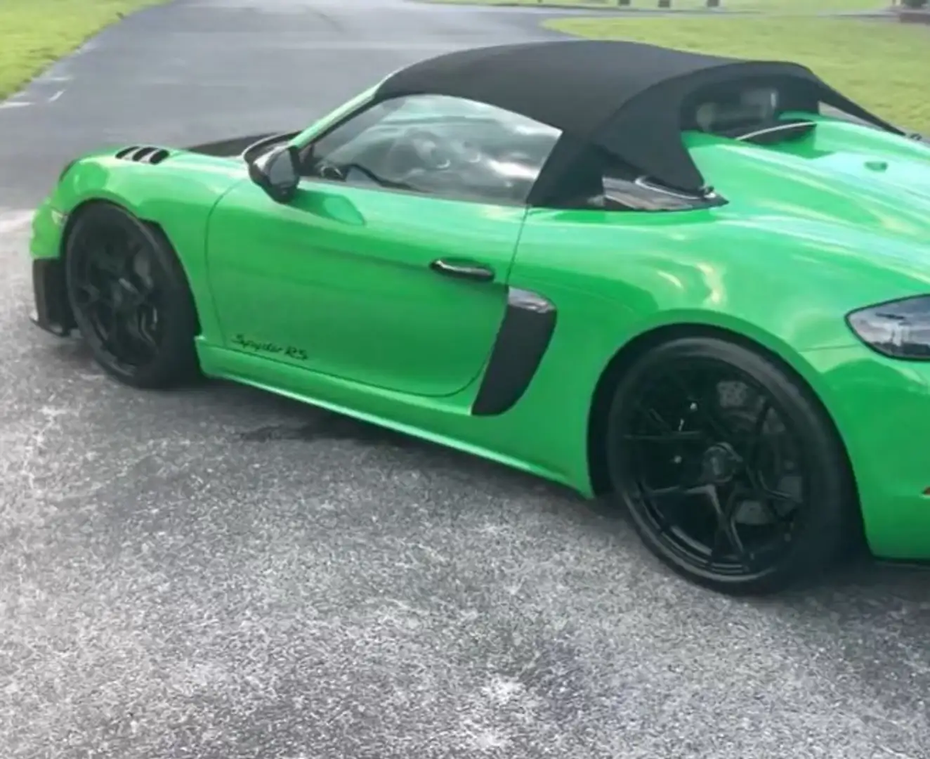 Porsche 718 Spyder RS Weissach 4.0 500ch Verde - 1