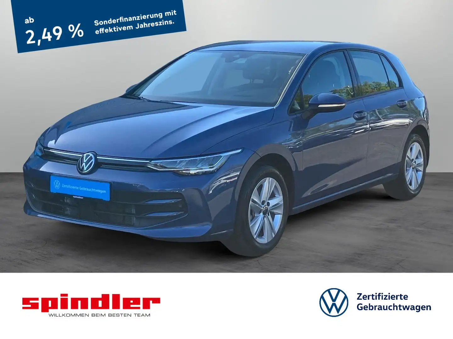 Volkswagen Golf VIII Life 1.5 TSI / Navi, HarmanKardon, LED Blau - 1