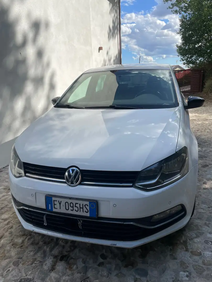Volkswagen Polo Polo V 2014 5p 1.4 tdi Comfortline 75cv Bianco - 2