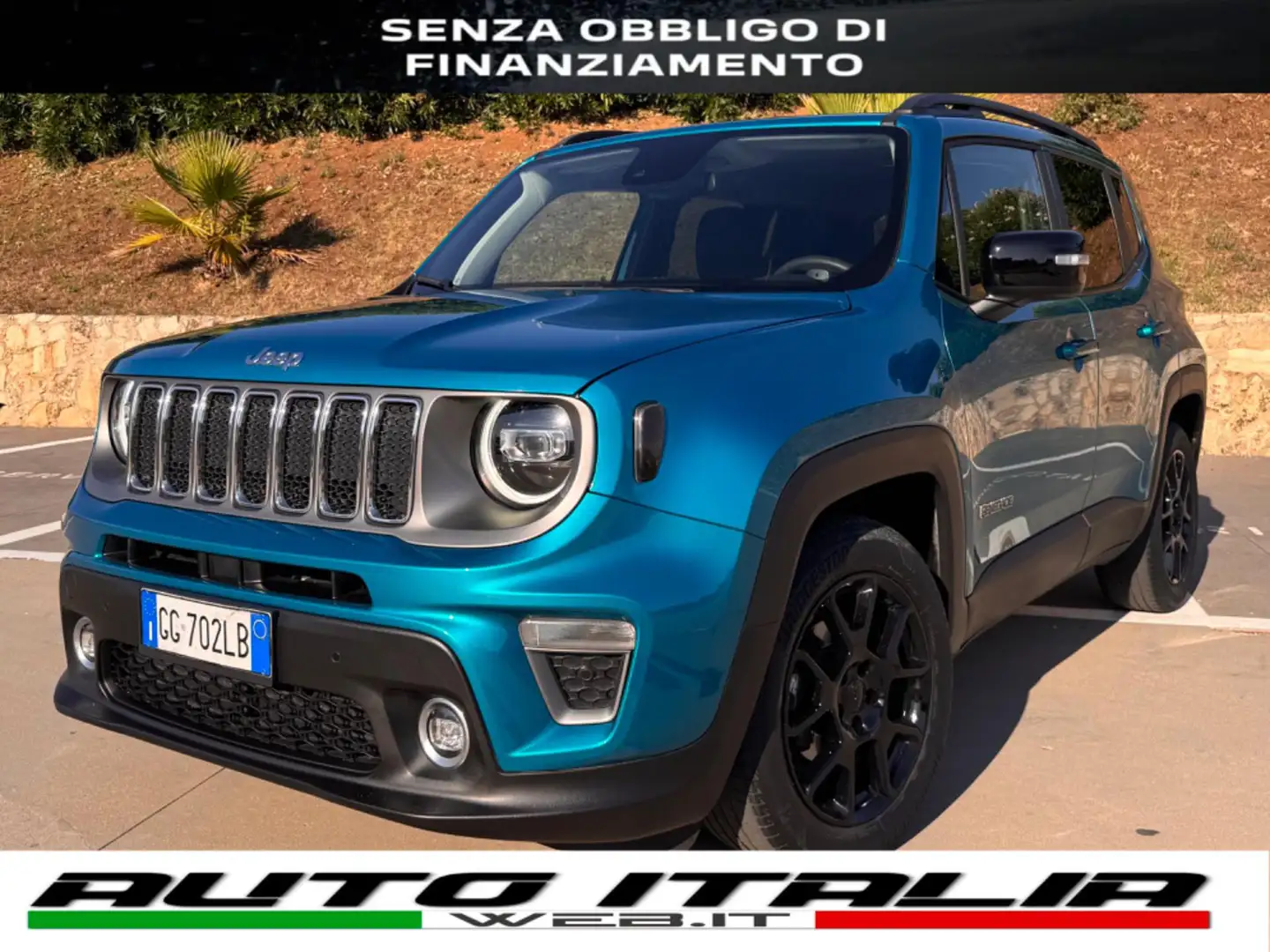 Jeep Renegade 1.6 Mjt 130CV LIMITED FULL LED+RADAR+2PDC Blu/Azzurro - 1