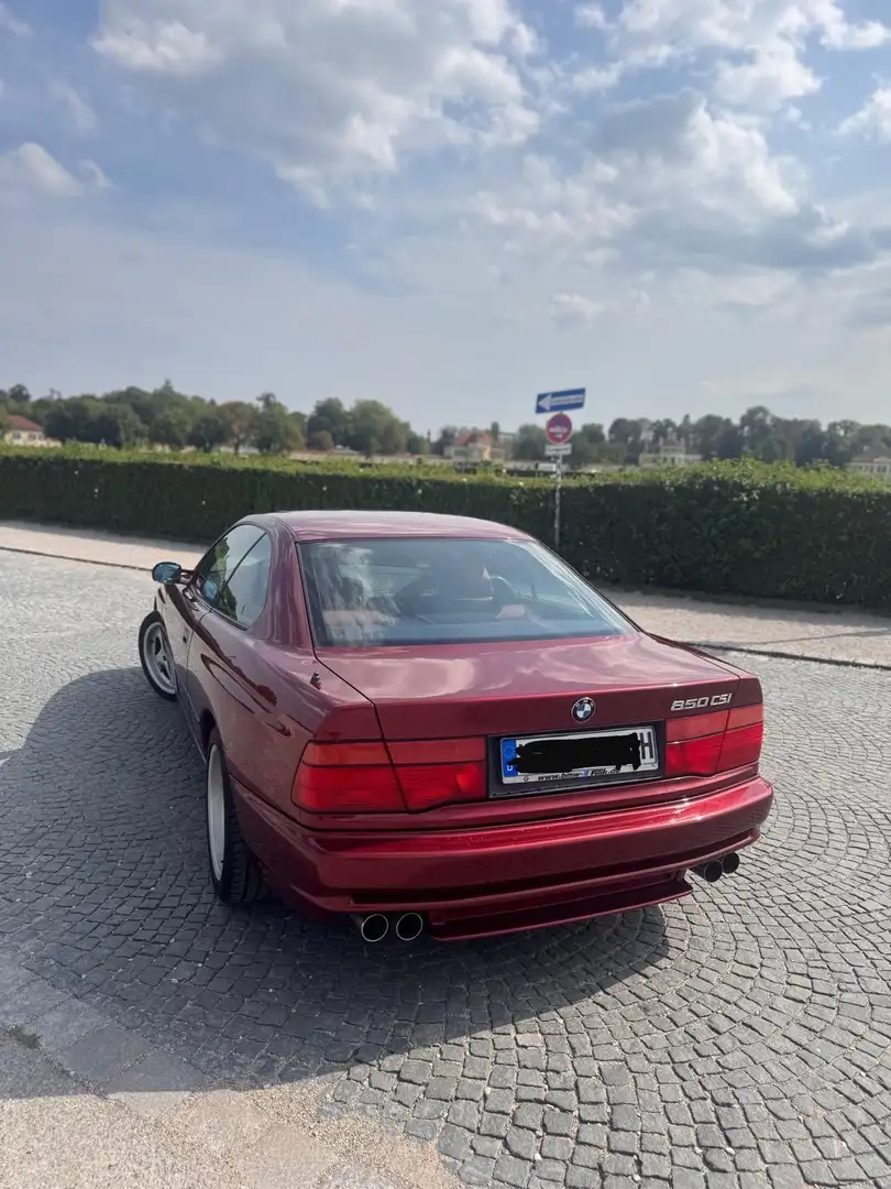 BMW 850 850CSi e31 csi H kenneichen Rot - 2