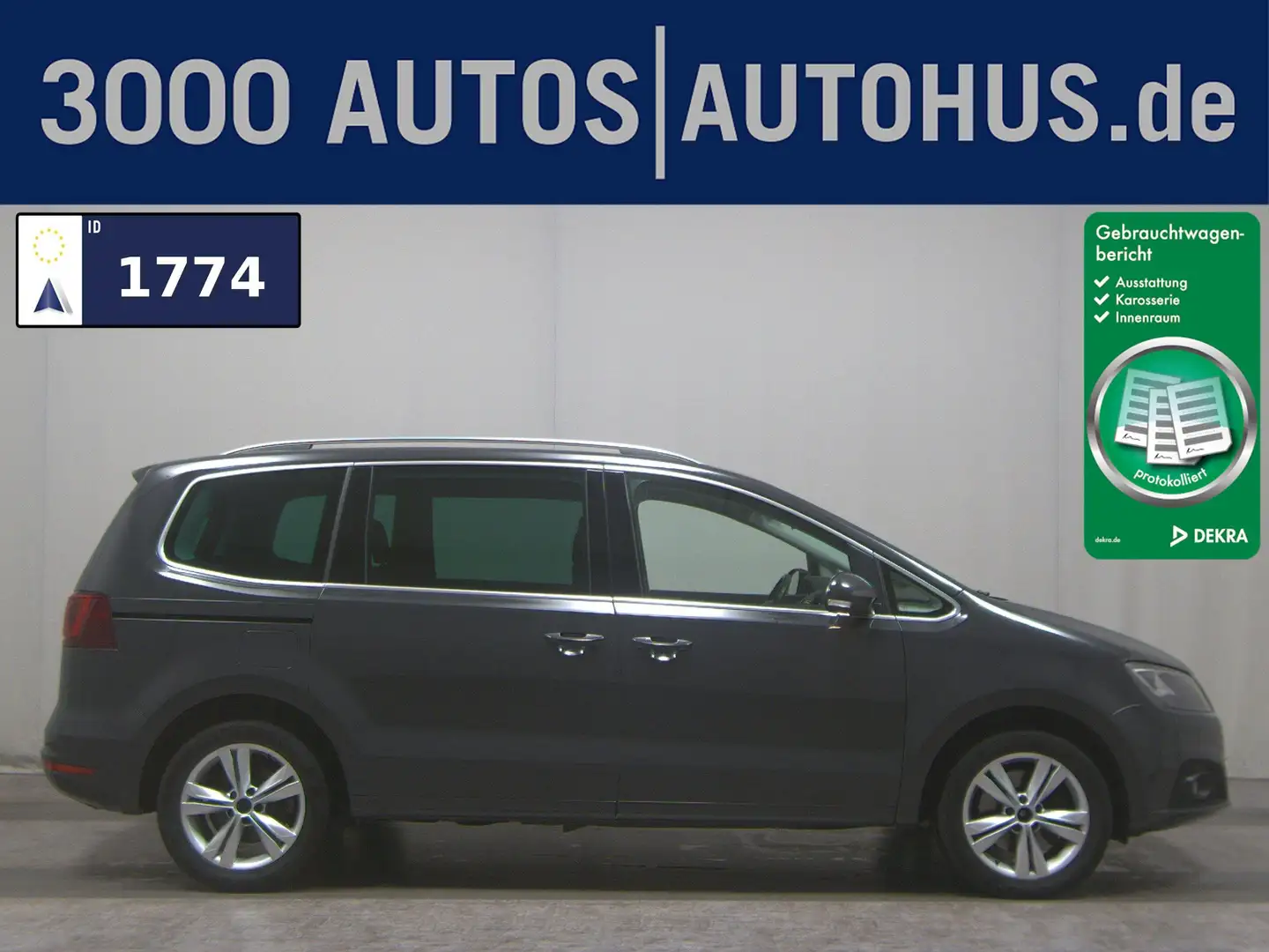 SEAT Alhambra 1.4 TSI Xcellence 7-Sitze Navi Xenon Grau - 1